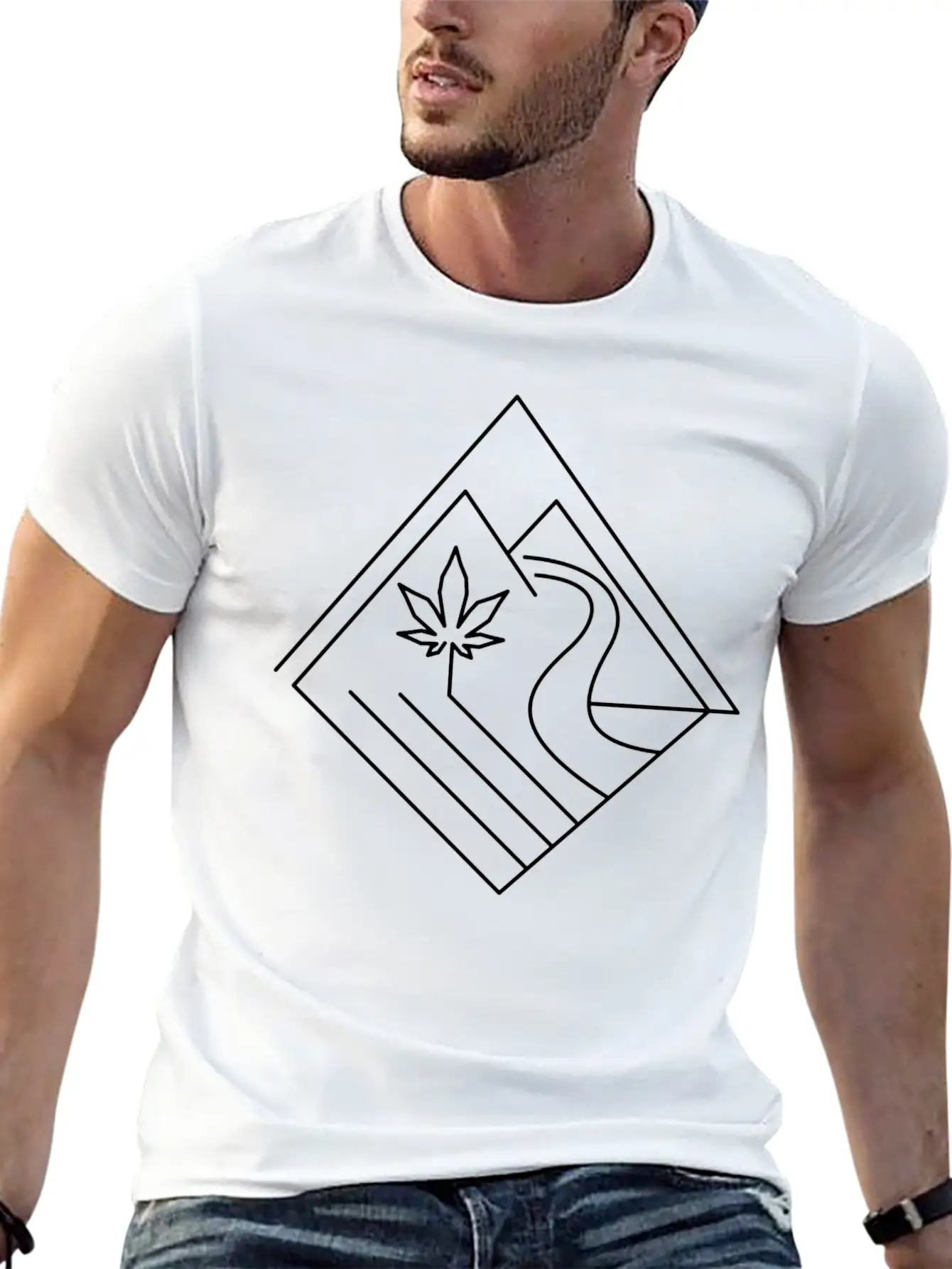Mountains Basic Graphic T-Shirt – Daily Comfort In Soft Cotton