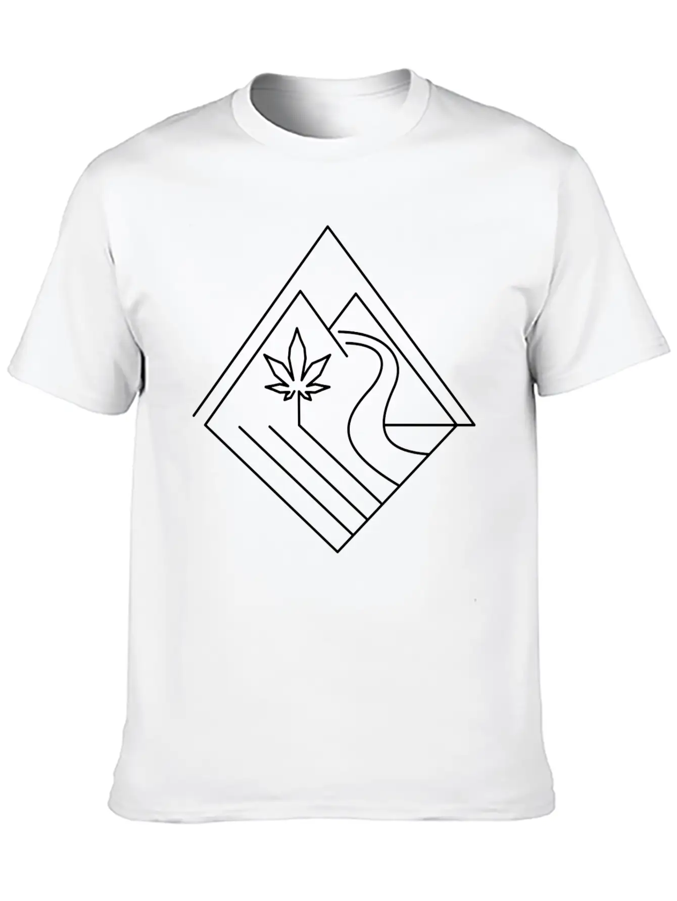 Mountains Basic Graphic T-Shirt – Daily Comfort In Soft Cotton