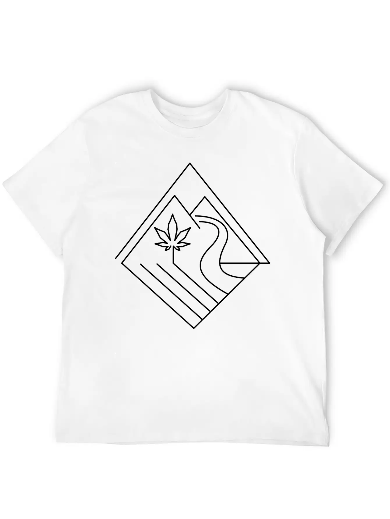 Mountains Basic Graphic T-Shirt – Daily Comfort In Soft Cotton