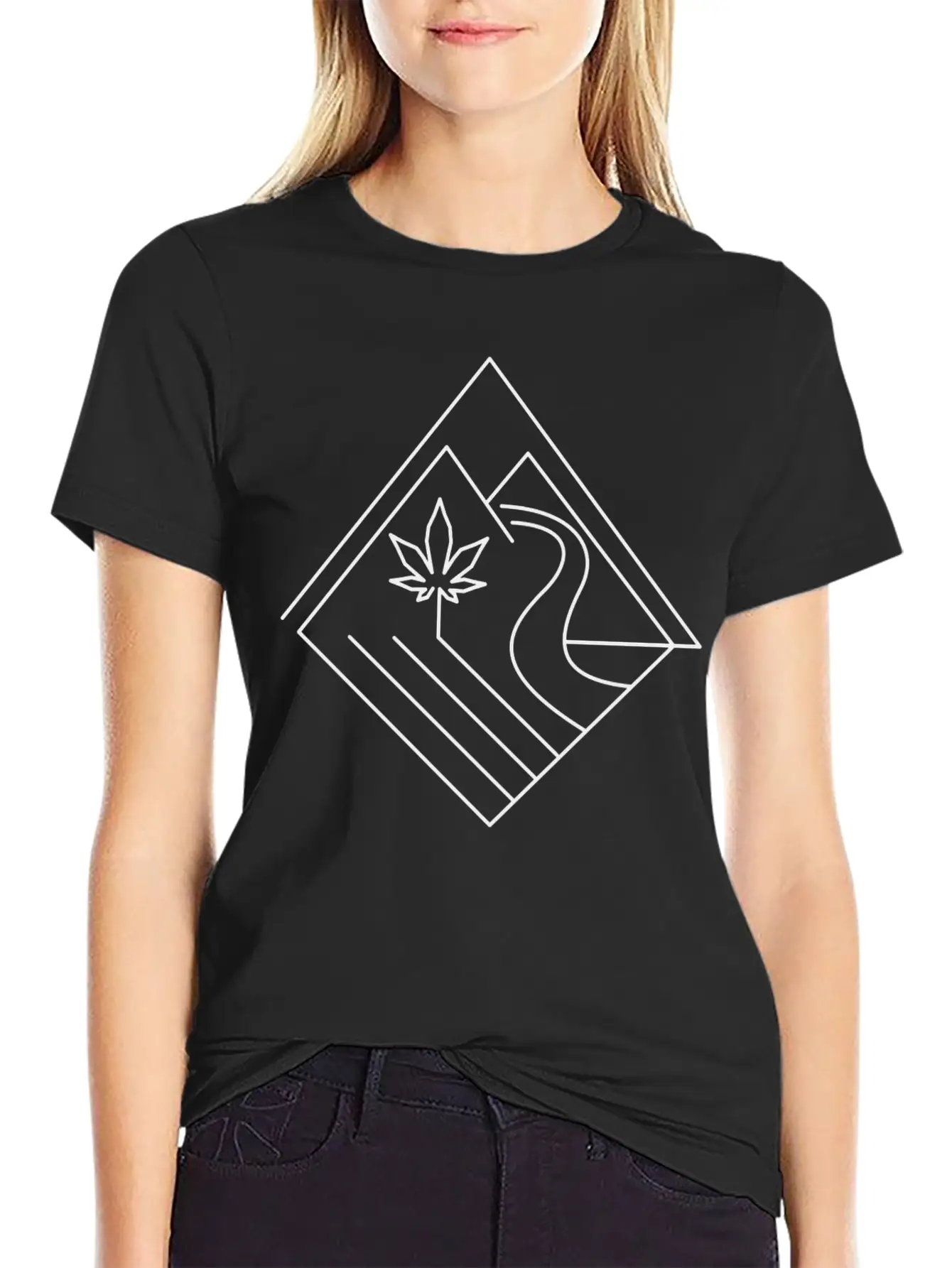 Mountains Basic Graphic T-Shirt – Daily Comfort In Soft Cotton
