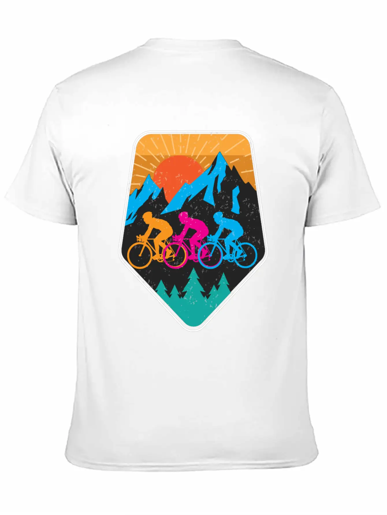 Mountains Bike Mountainbike Comfortable Minimalist Graphic Tee – Summer Style Essential
