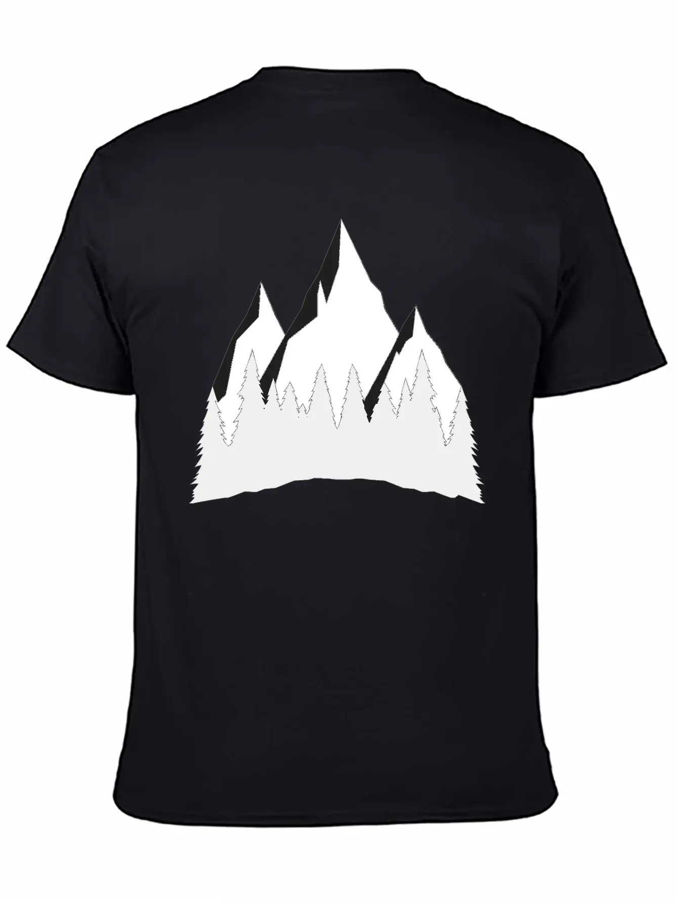Mountains Comfortable Minimalist Graphic Tee – Summer Style Essential