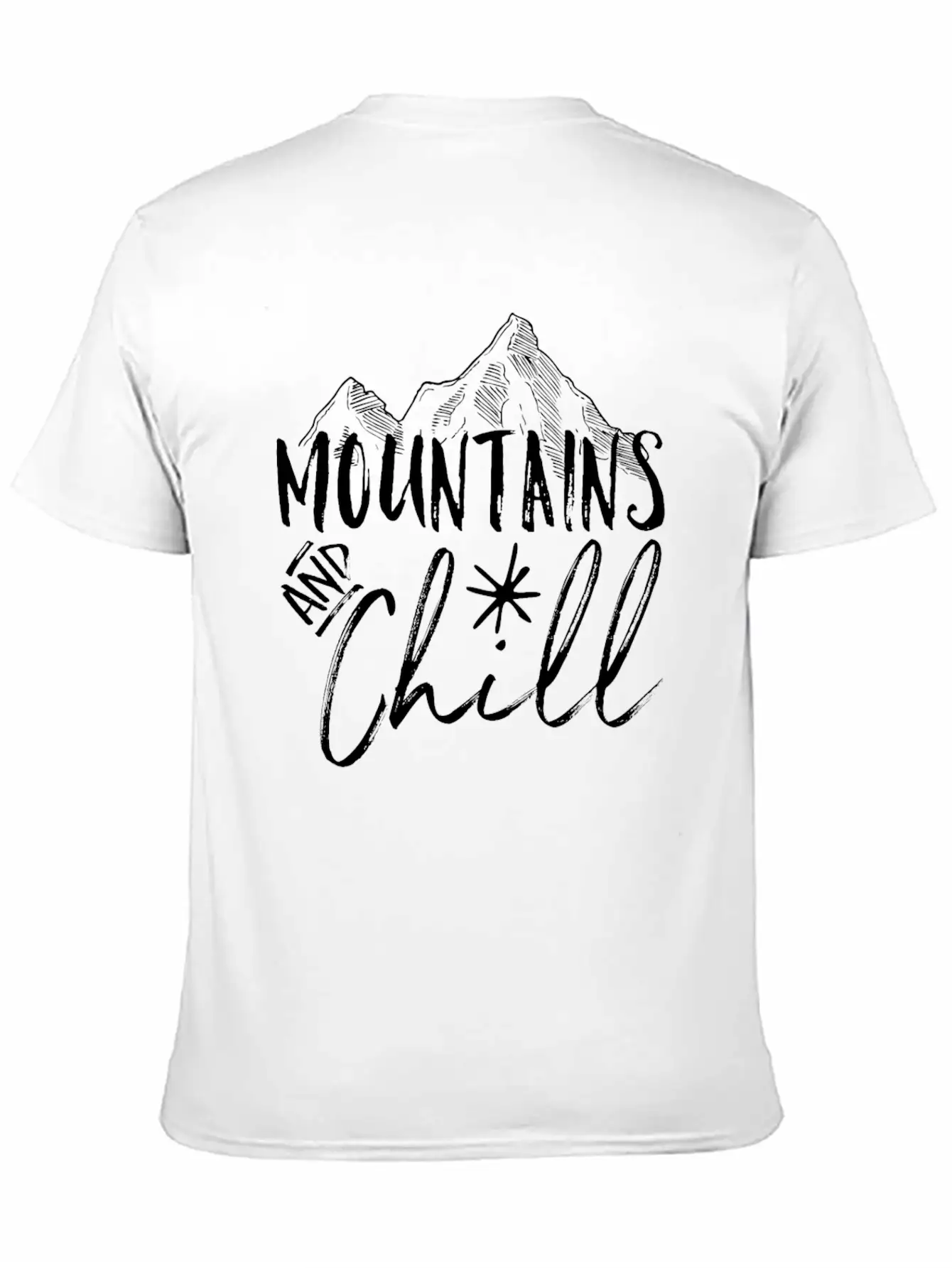 Mountains Saying Essential Unisex Summer Tee – Soft Cotton Casual Fit