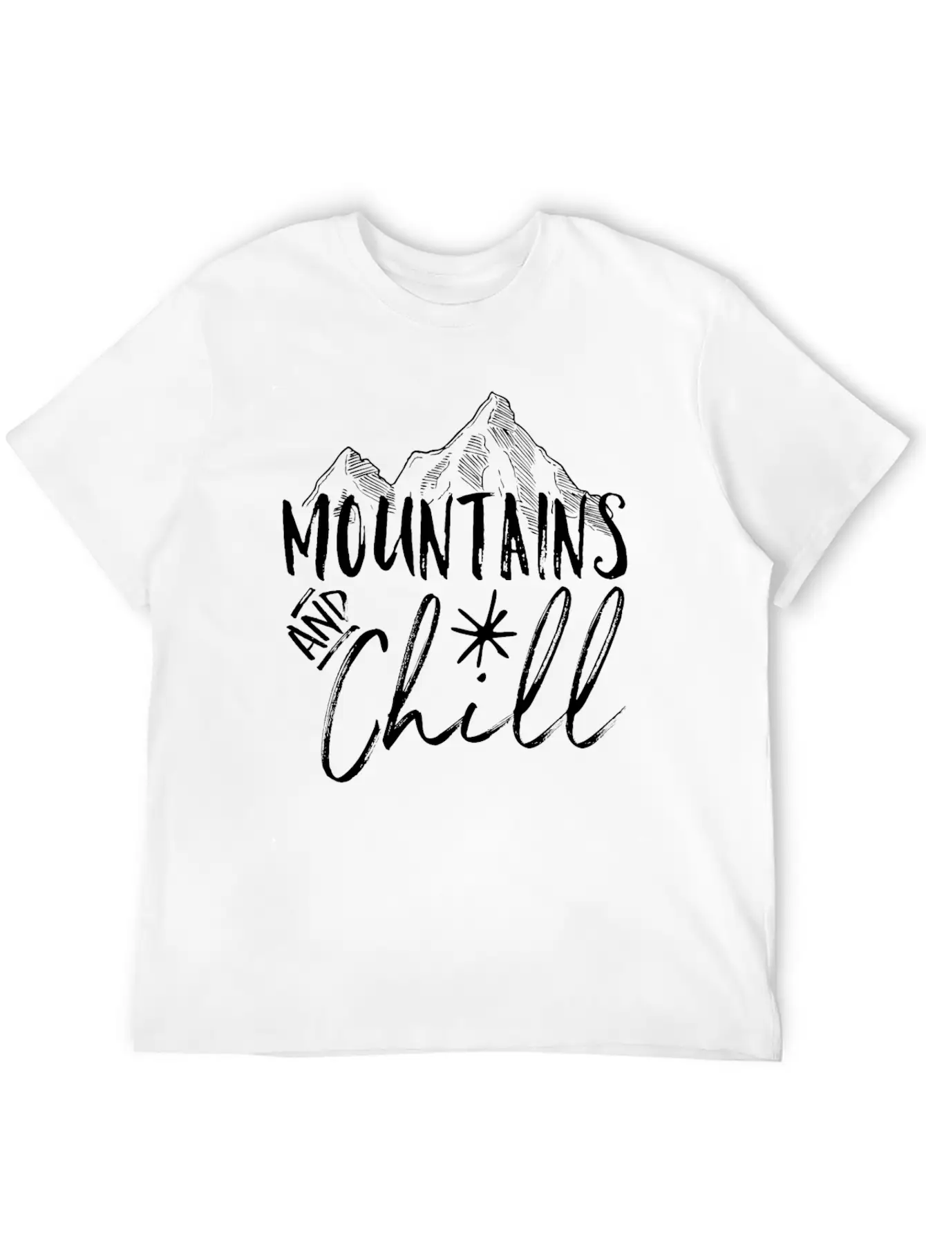 Mountains Saying Essential Unisex Summer Tee – Soft Cotton Casual Fit