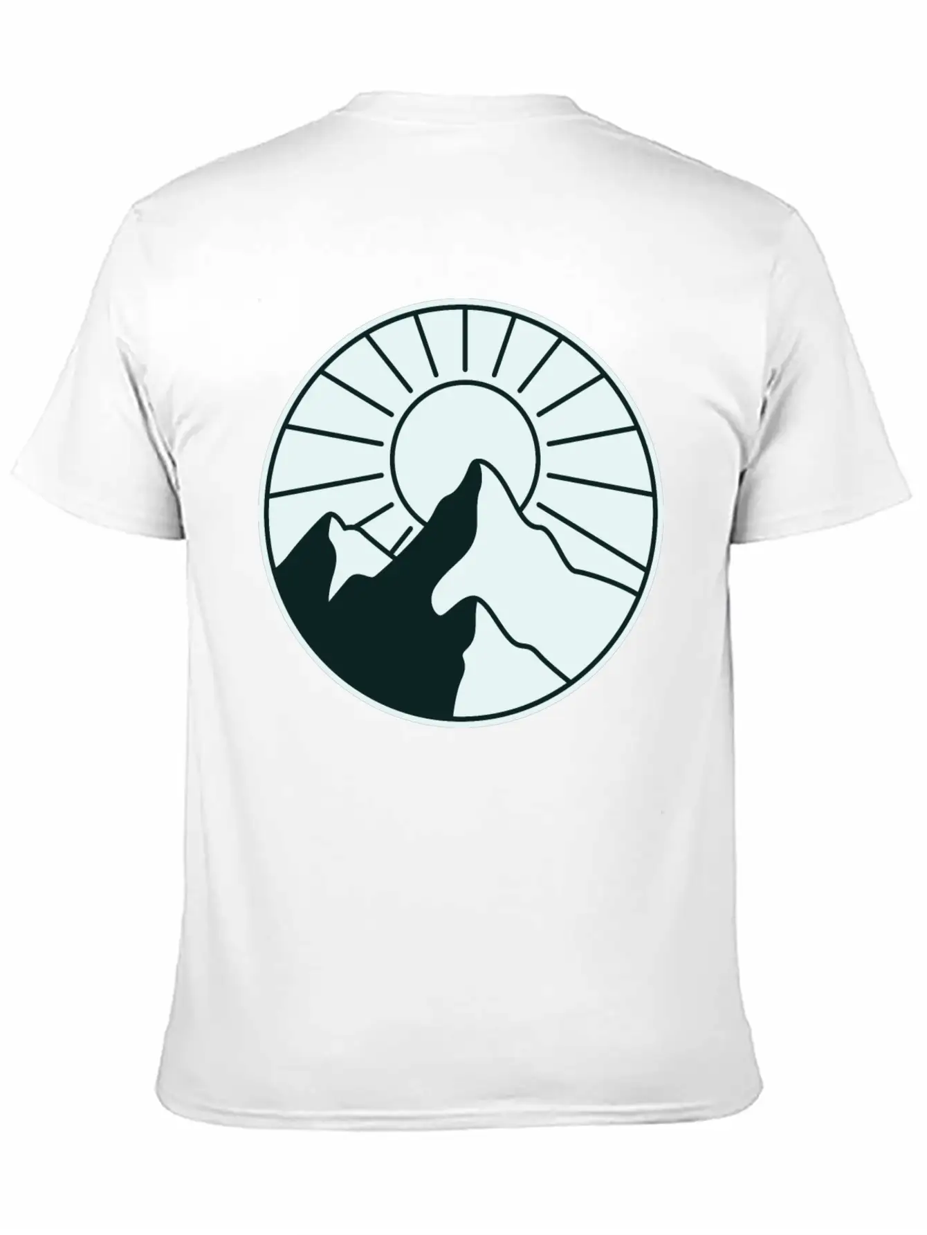 Mountains Unisex Short Sleeve Soft Cotton T-Shirt – Casual Everyday Wear