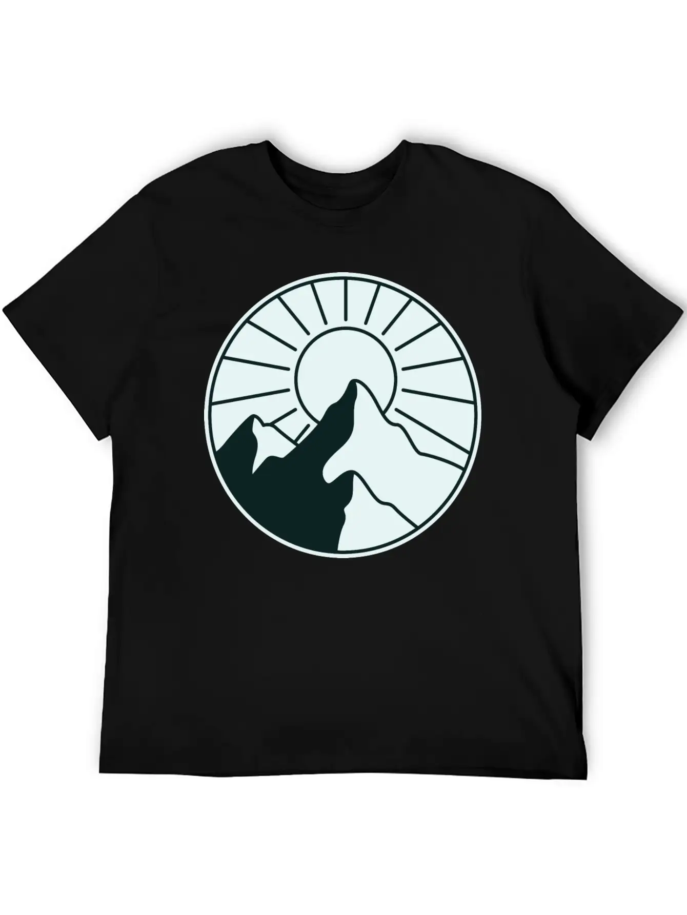 Mountains Unisex Short Sleeve Soft Cotton T-Shirt – Casual Everyday Wear