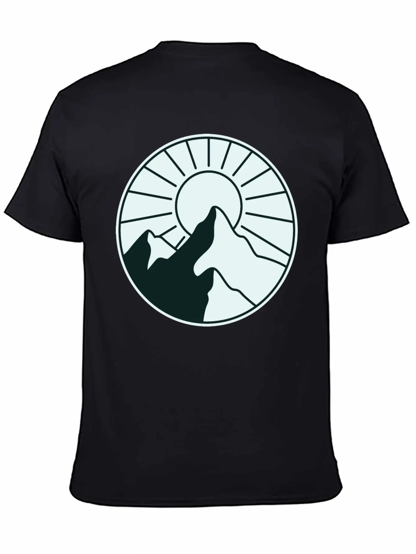 Mountains Unisex Short Sleeve Soft Cotton T-Shirt – Casual Everyday Wear