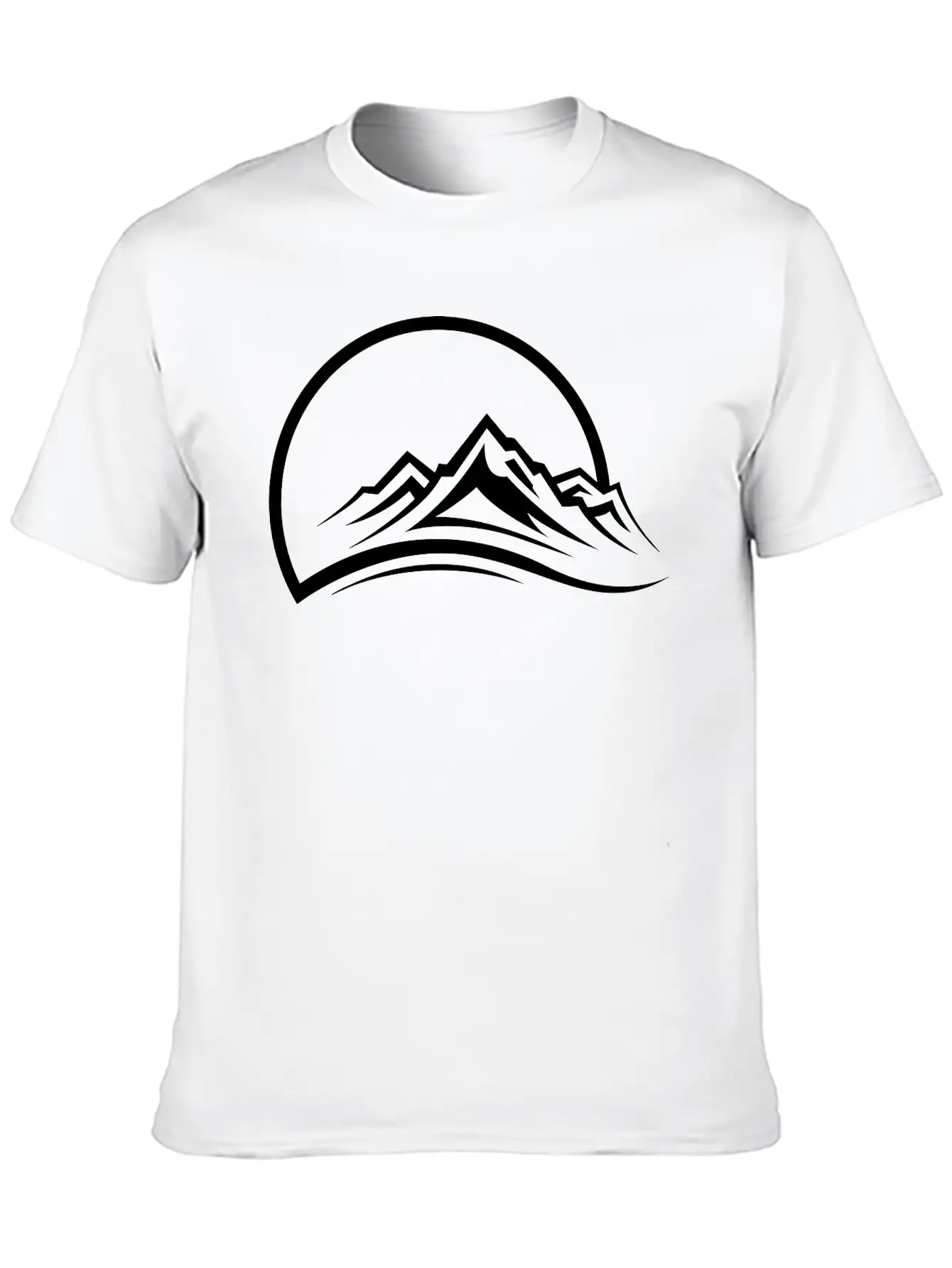 Mountains03 Stylish Everyday T-Shirt – Unisex Basic Cotton Tee