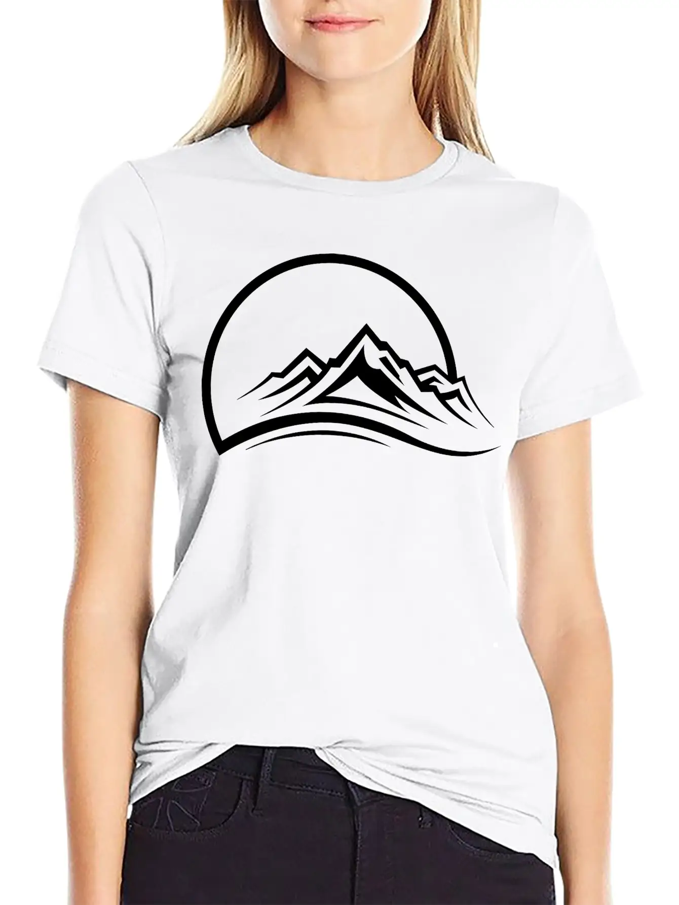 Mountains03 Stylish Everyday T-Shirt – Unisex Basic Cotton Tee