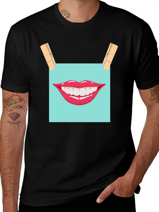 Mouth Peg Stylish Everyday T-Shirt – Unisex Basic Cotton Tee