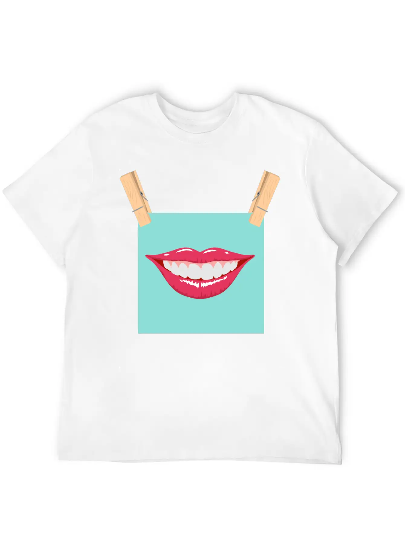 Mouth Peg Stylish Everyday T-Shirt – Unisex Basic Cotton Tee