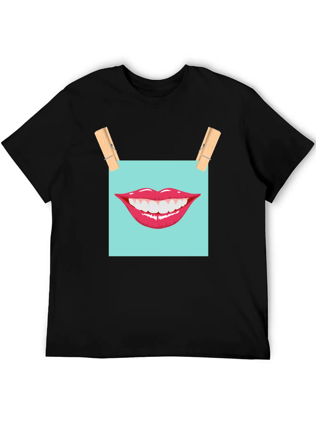 Mouth Peg Stylish Everyday T-Shirt – Unisex Basic Cotton Tee