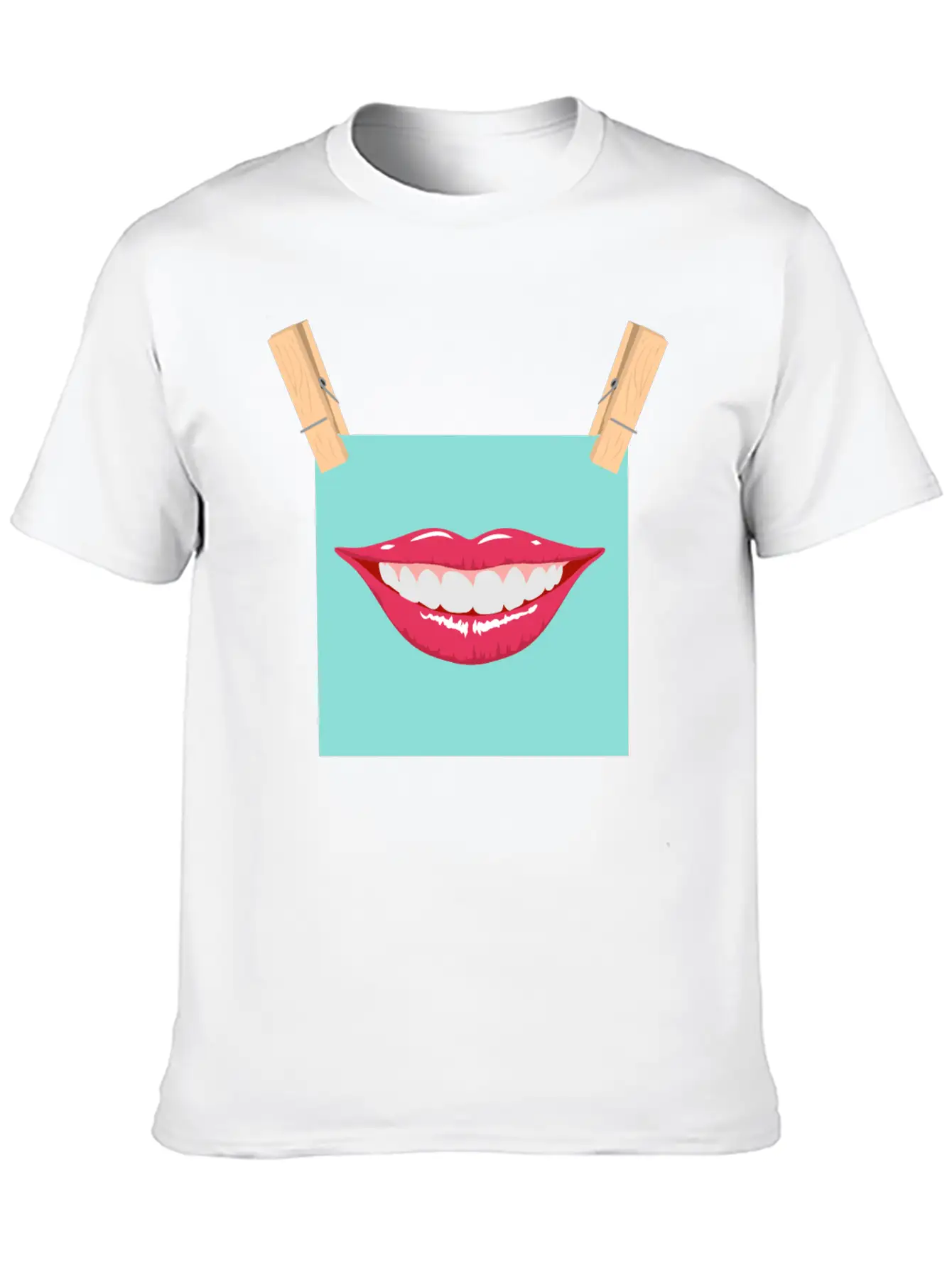 Mouth Peg Stylish Everyday T-Shirt – Unisex Basic Cotton Tee