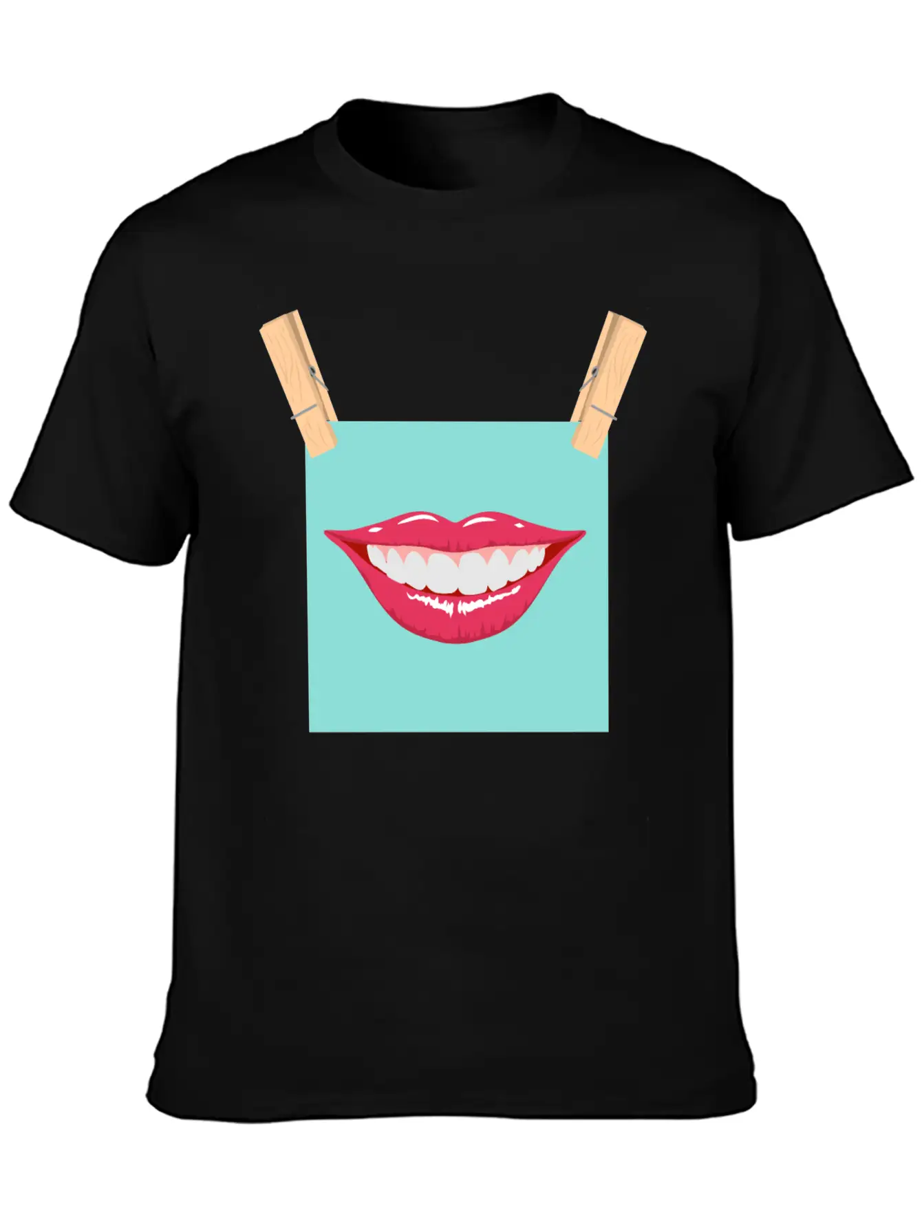 Mouth Peg Stylish Everyday T-Shirt – Unisex Basic Cotton Tee