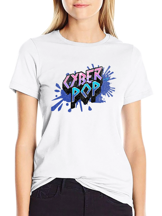 Cyber Pop Graphic Tee - Retro Style