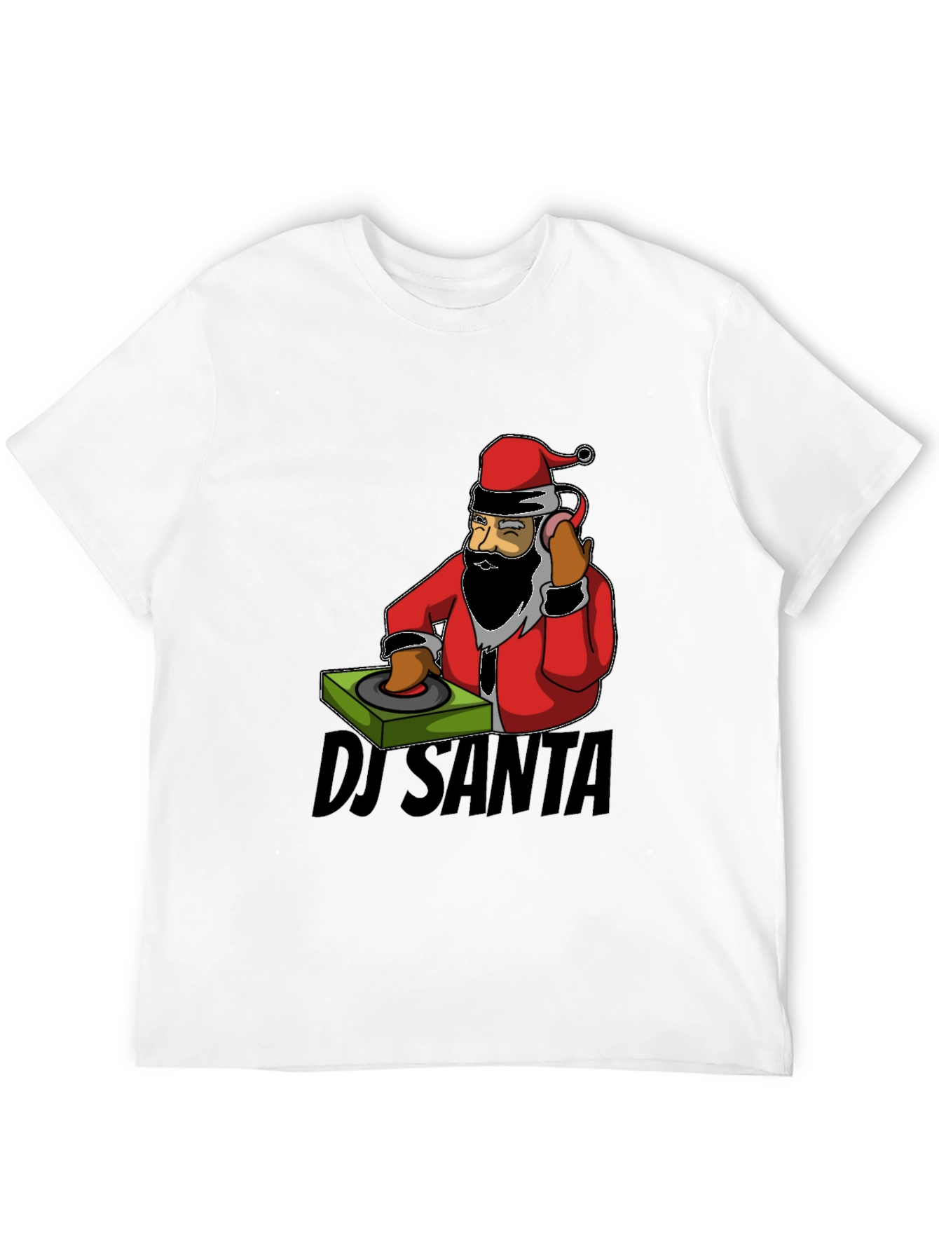 DJ Santa T-Shirt - Holiday Christmas Festive Tee