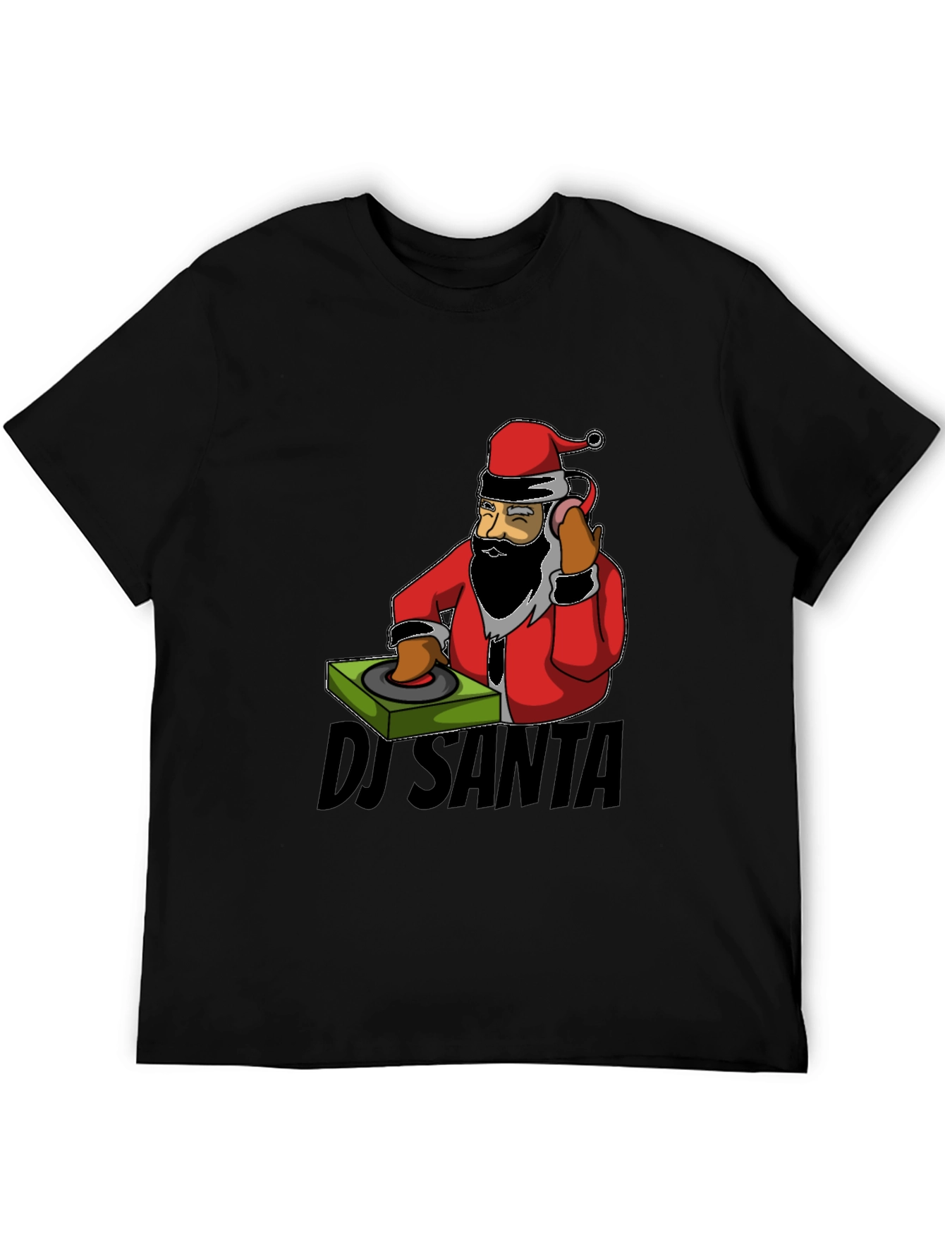 DJ Santa T-Shirt - Holiday Christmas Festive Tee