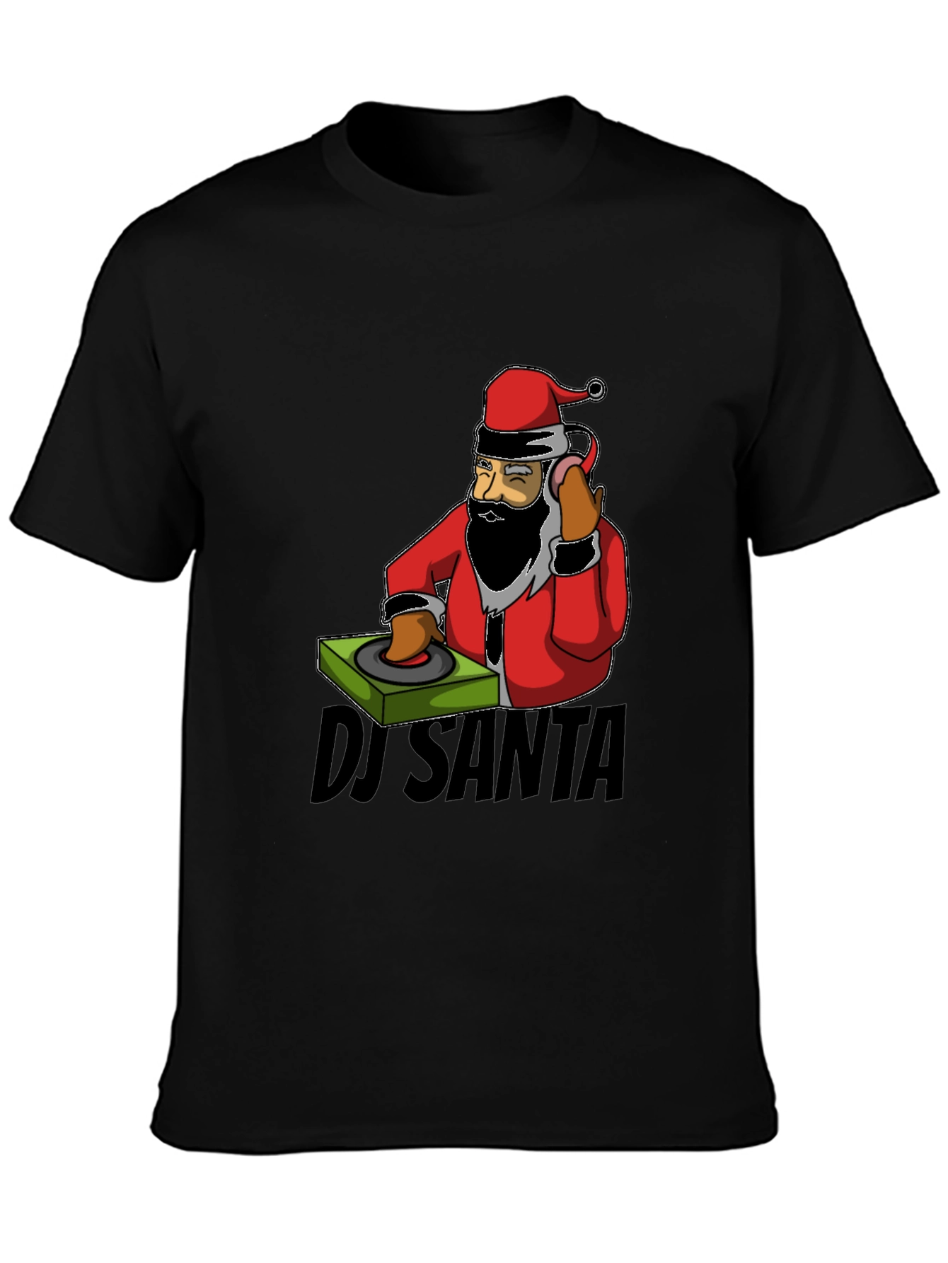 DJ Santa T-Shirt - Holiday Christmas Festive Tee
