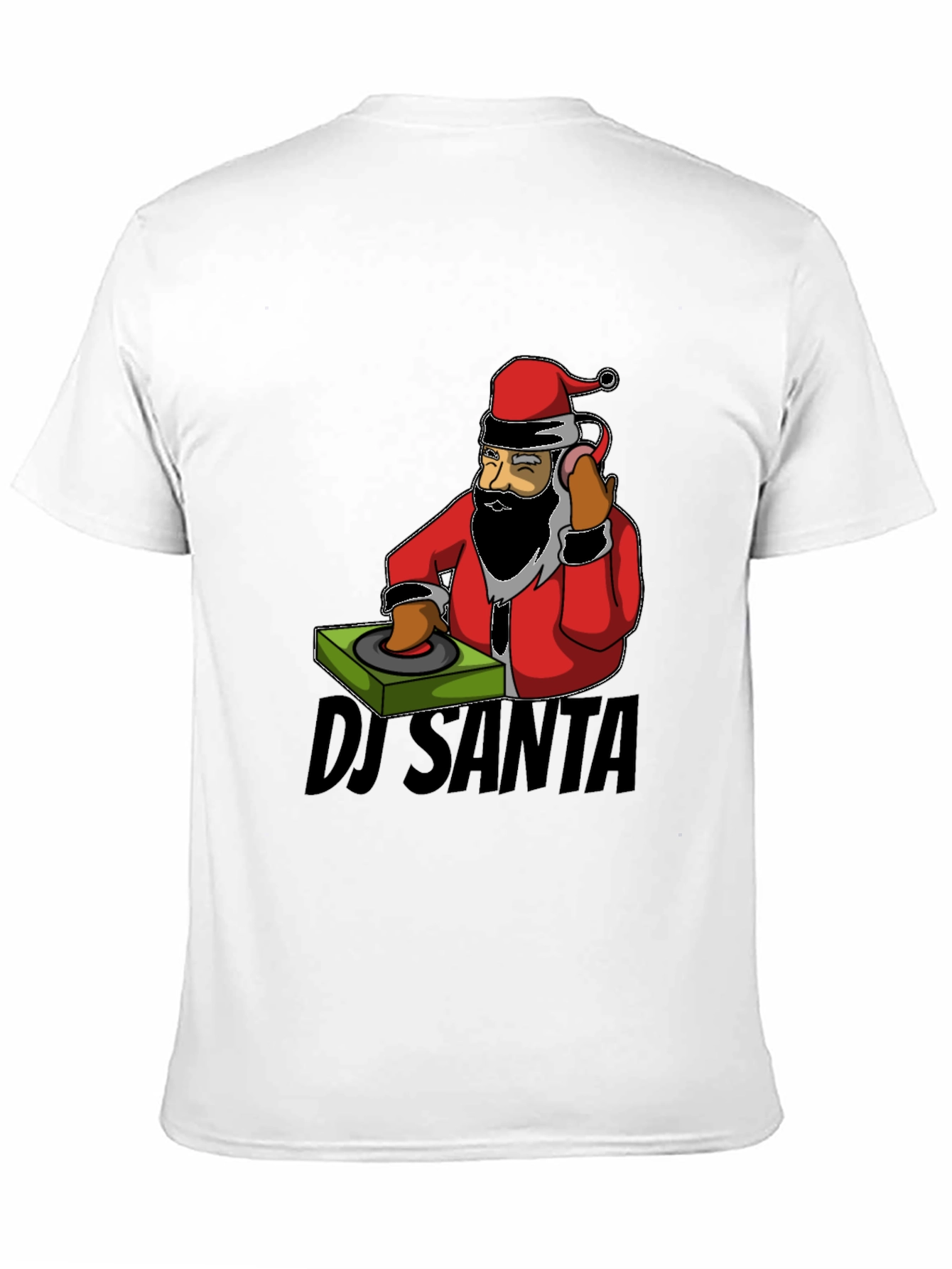 DJ Santa T-Shirt - Holiday Christmas Festive Tee