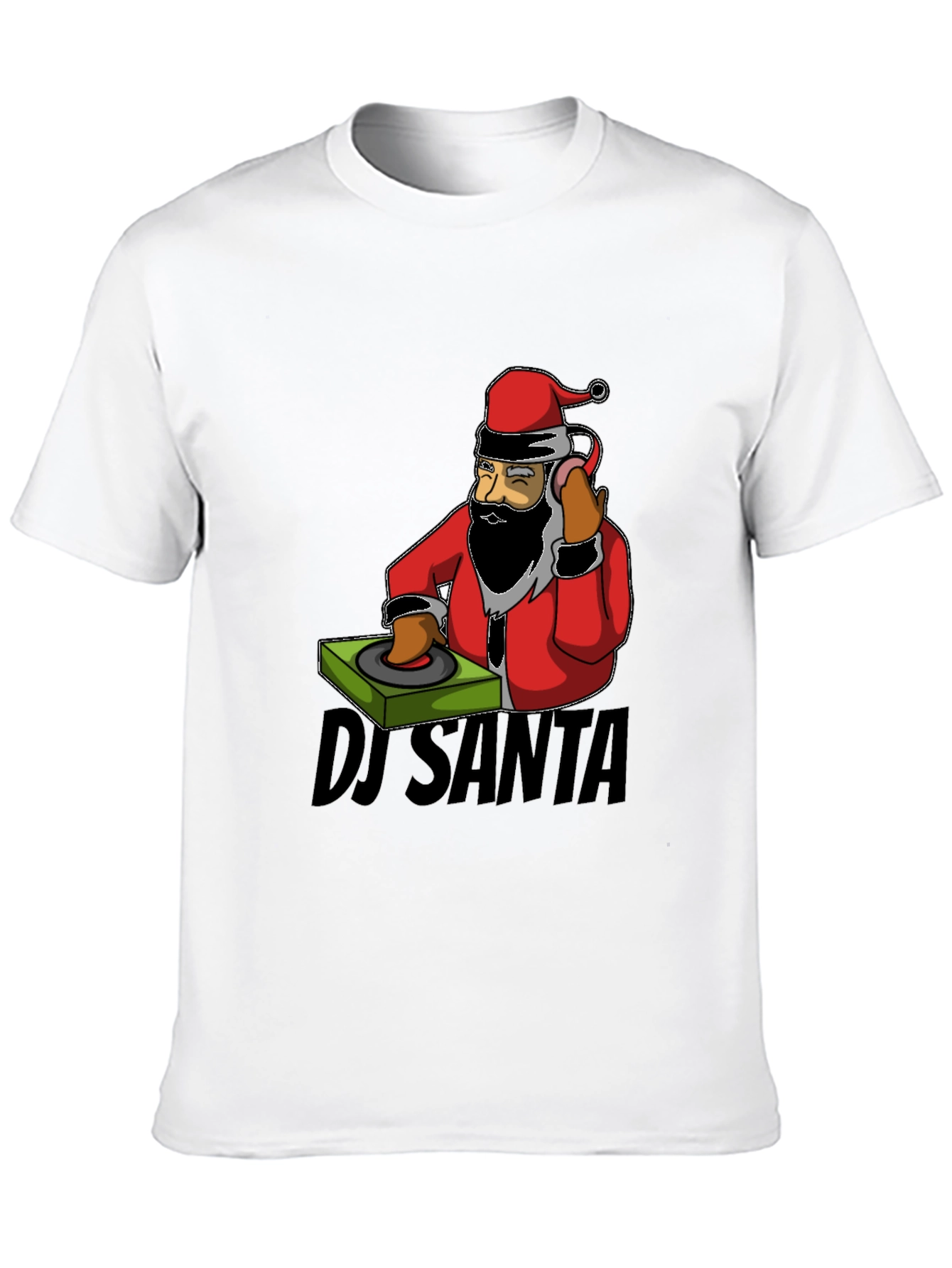 DJ Santa T-Shirt - Holiday Christmas Festive Tee