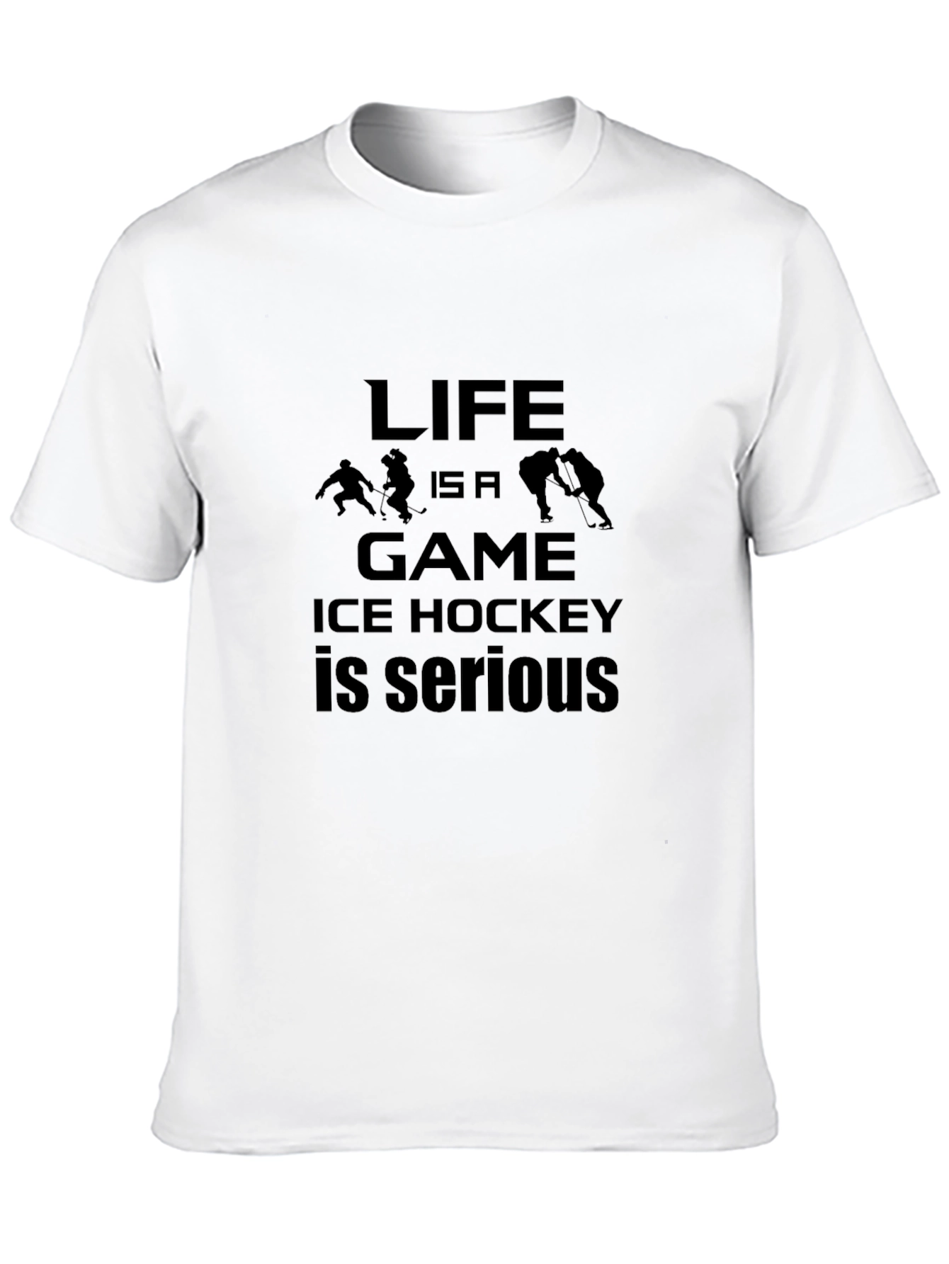 Life is a Game Ice Hockey T-Shirt