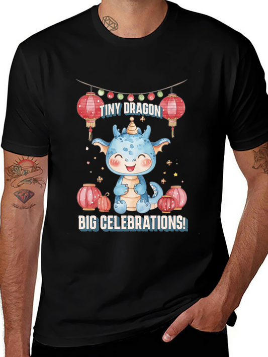 Cute Dragon Celebrations Graphic Tee