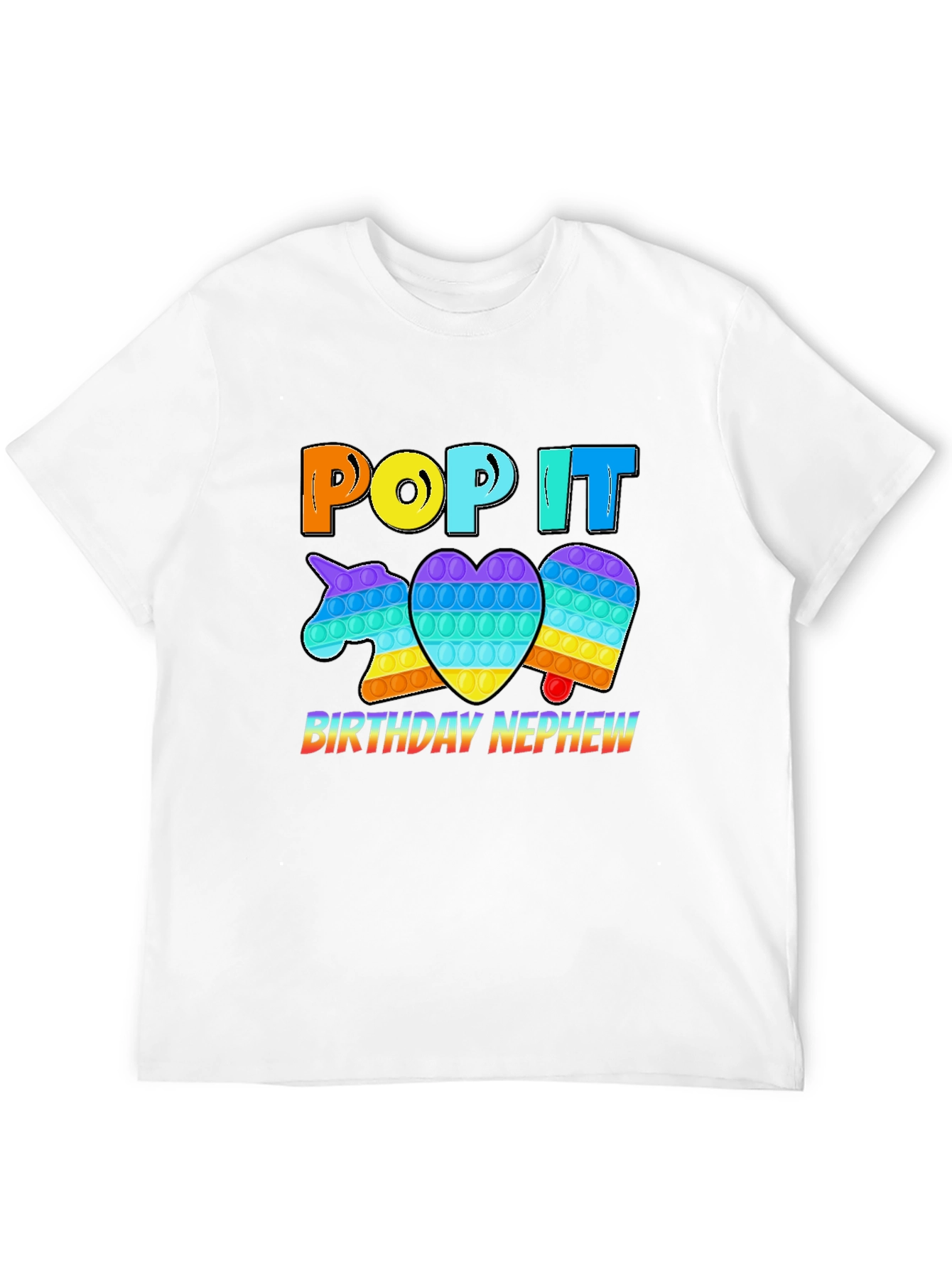 Pop It Birthday Nephew T-Shirt