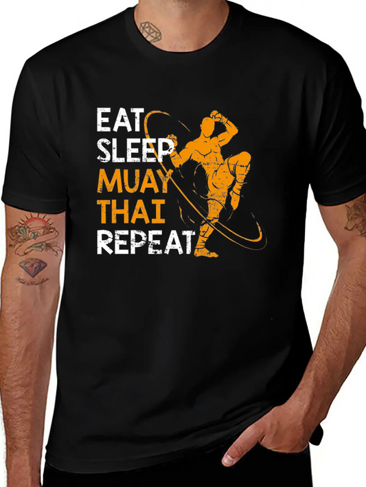 Muay Thai Fighter Unisex Short Sleeve Soft Cotton T-Shirt – Casual Everyday Wear