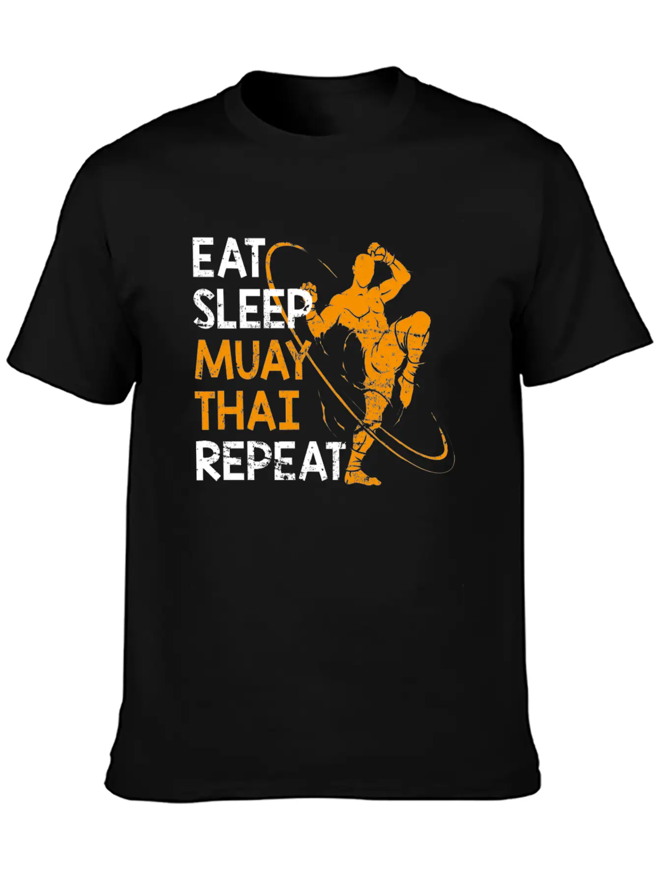 Muay Thai Fighter Unisex Short Sleeve Soft Cotton T-Shirt – Casual Everyday Wear