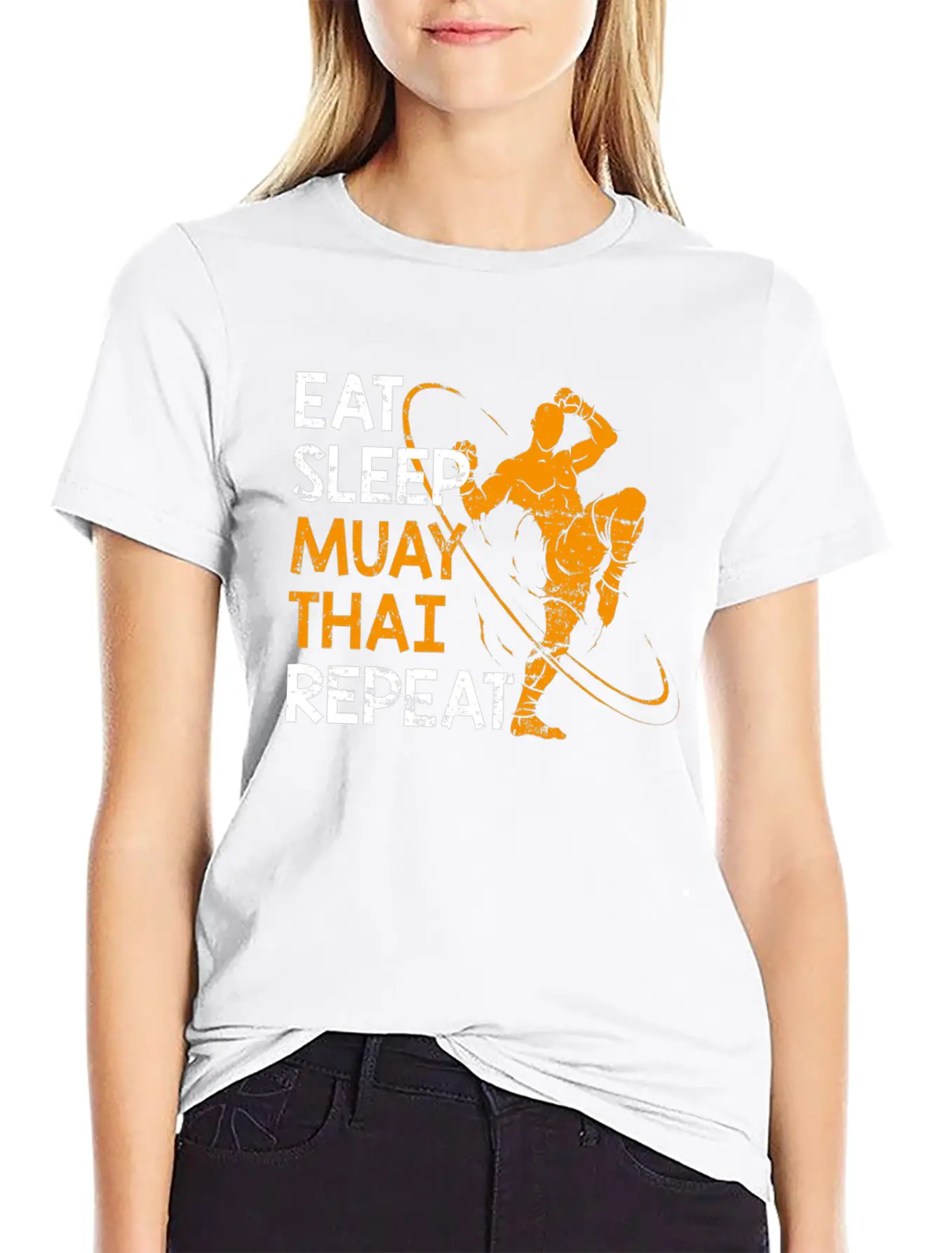 Muay Thai Fighter Unisex Short Sleeve Soft Cotton T-Shirt – Casual Everyday Wear