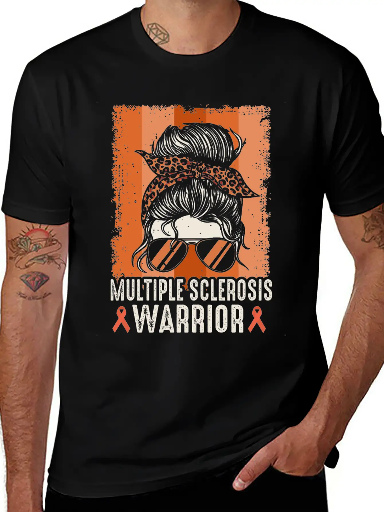 Multiple Sclerosis Warrior Stylish Everyday T-Shirt – Unisex Basic Cotton Tee