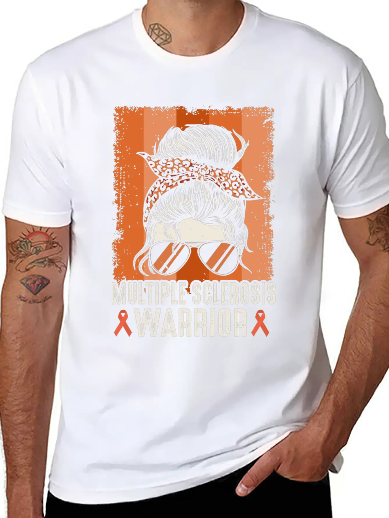 Multiple Sclerosis Warrior Stylish Everyday T-Shirt – Unisex Basic Cotton Tee