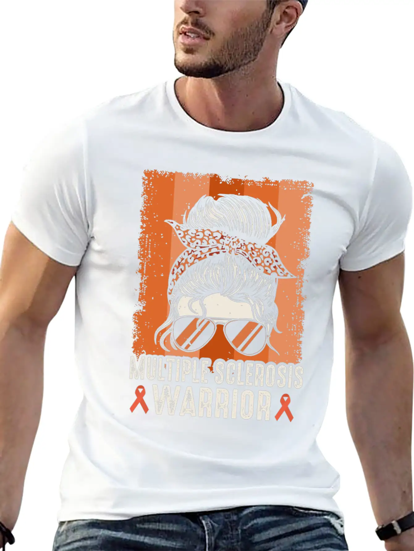 Multiple Sclerosis Warrior Stylish Everyday T-Shirt – Unisex Basic Cotton Tee