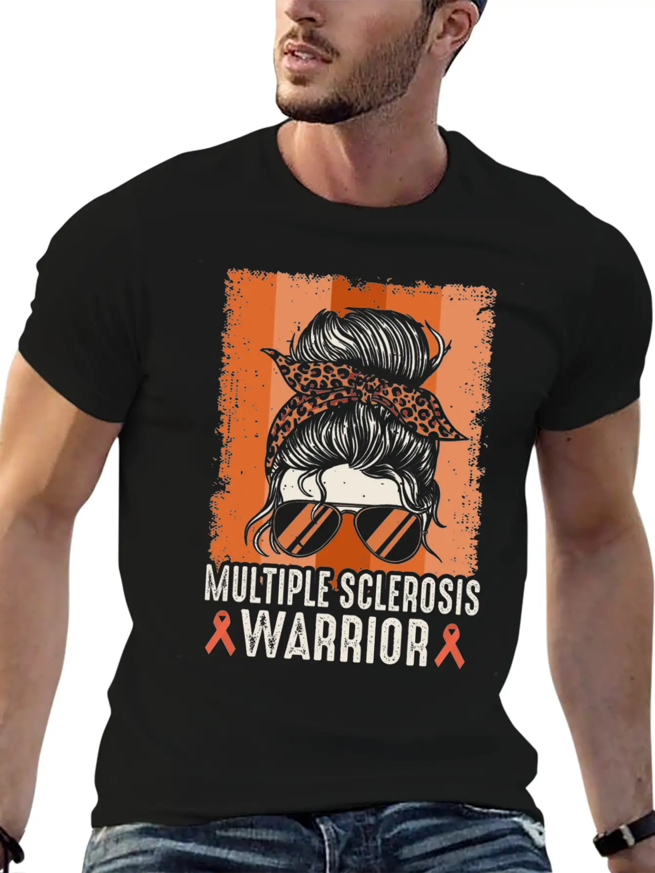 Multiple Sclerosis Warrior Stylish Everyday T-Shirt – Unisex Basic Cotton Tee