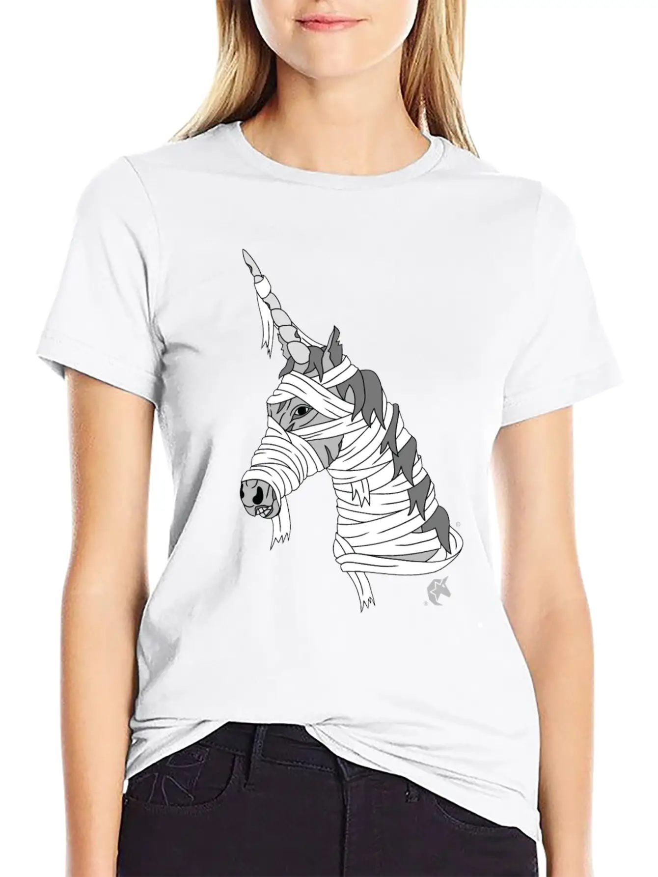 Mummy Unicorn Stylish Everyday T-Shirt – Unisex Basic Cotton Tee