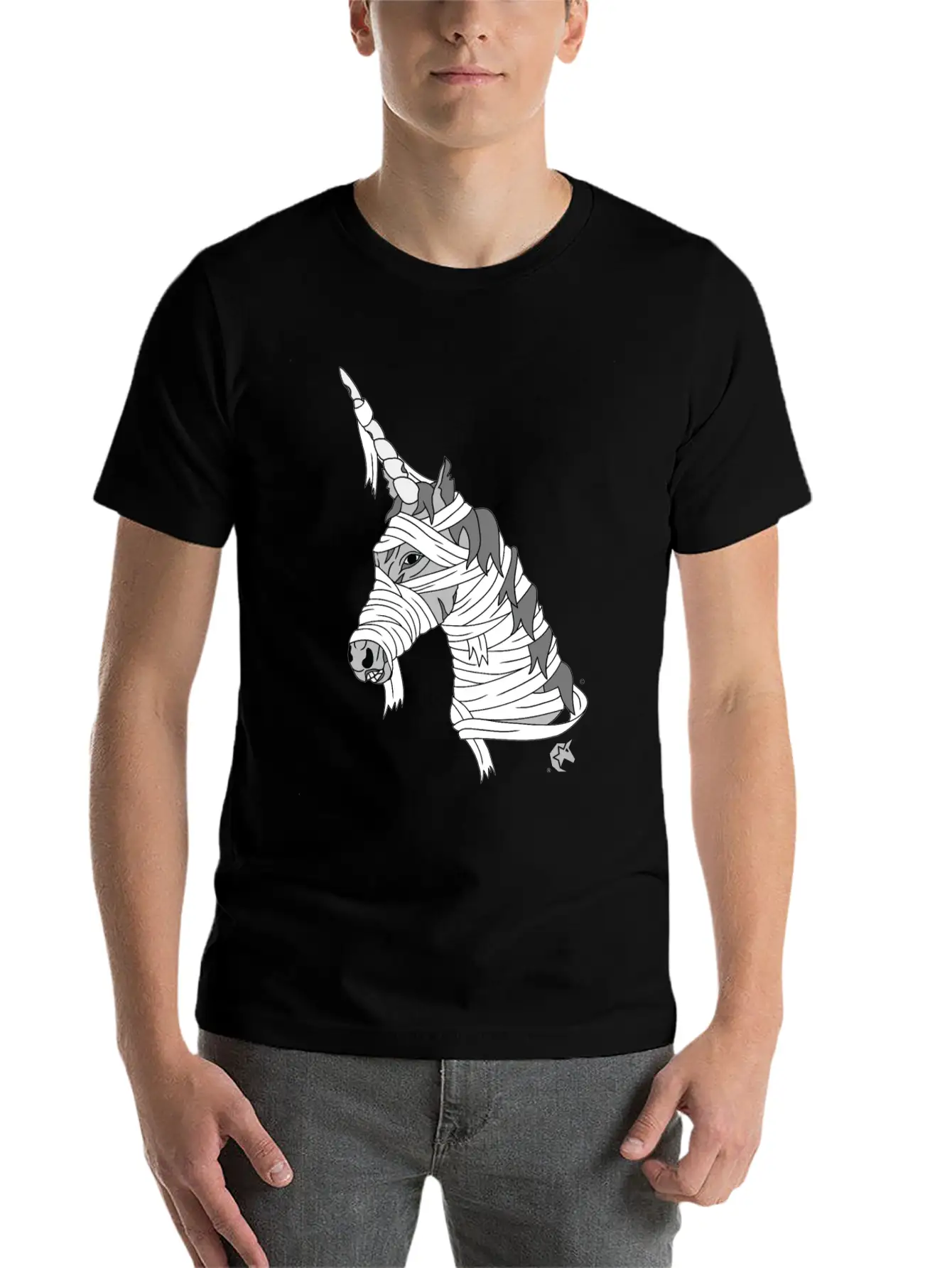 Mummy Unicorn Stylish Everyday T-Shirt – Unisex Basic Cotton Tee