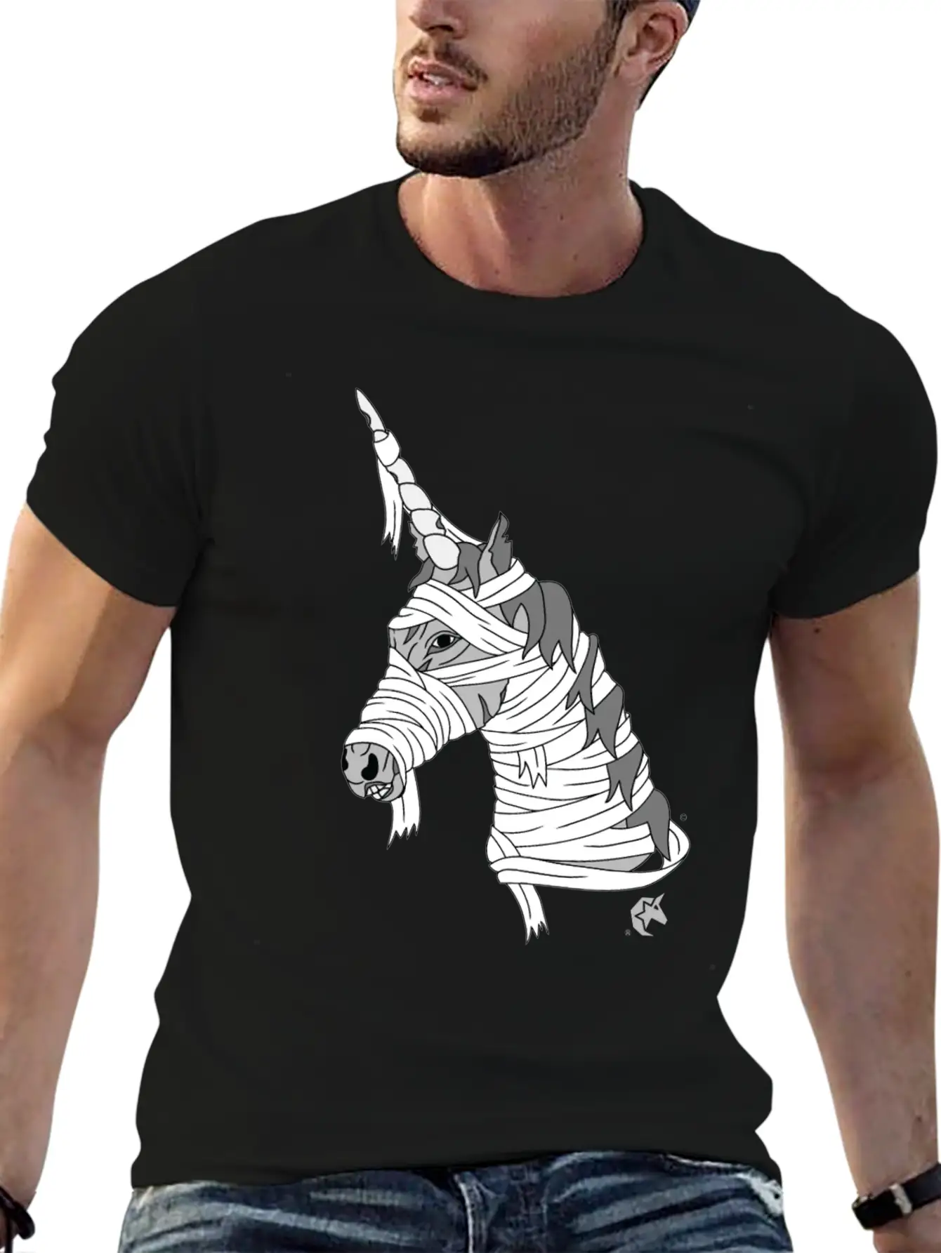 Mummy Unicorn Stylish Everyday T-Shirt – Unisex Basic Cotton Tee