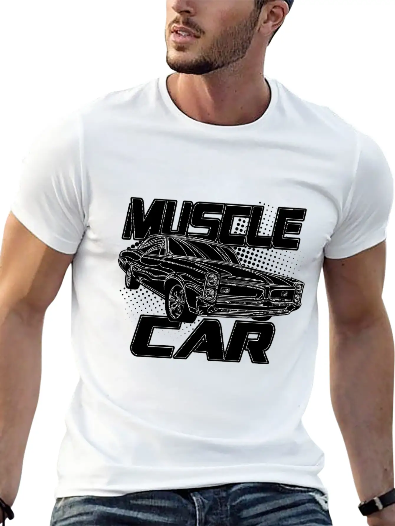 Muscle Car Travel Drive Ride Road Tire Vehicle Comfortable Minimalist Graphic Tee – Summer Style Essential
