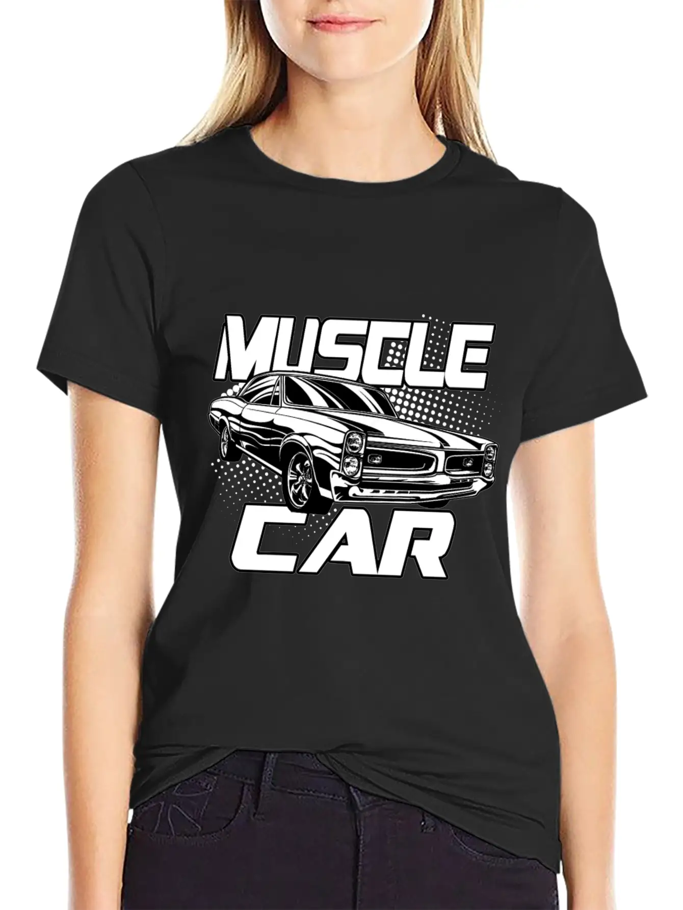 Muscle Car Travel Drive Ride Road Tire Vehicle Comfortable Minimalist Graphic Tee – Summer Style Essential