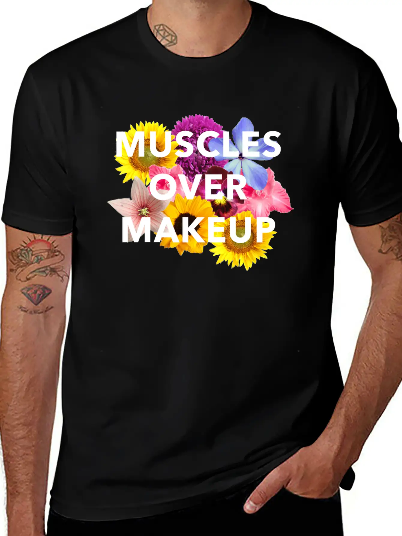 Muscles Over Makeup Timeless Short Sleeve Tee – Comfy And Minimalist Design