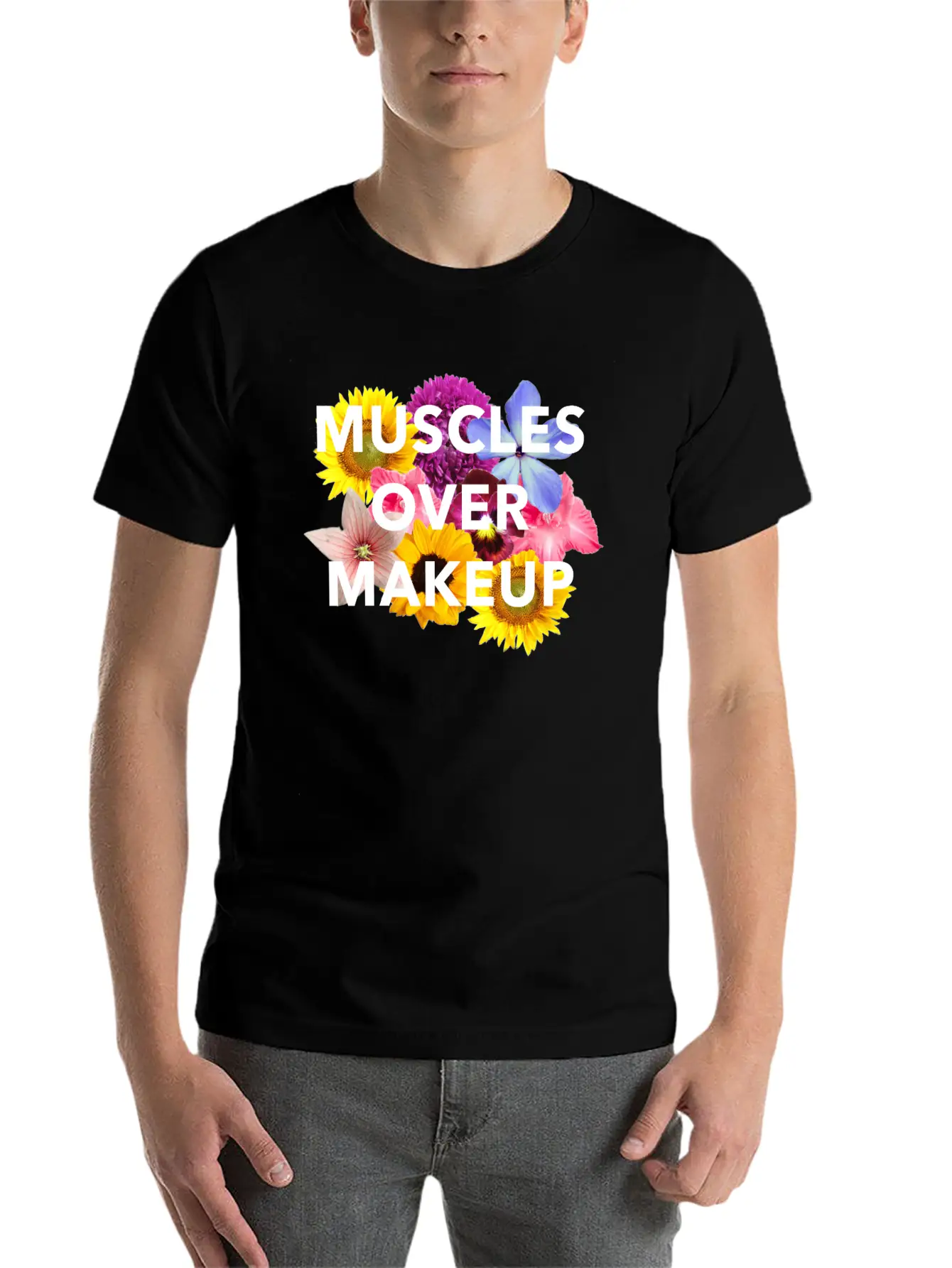 Muscles Over Makeup Timeless Short Sleeve Tee – Comfy And Minimalist Design