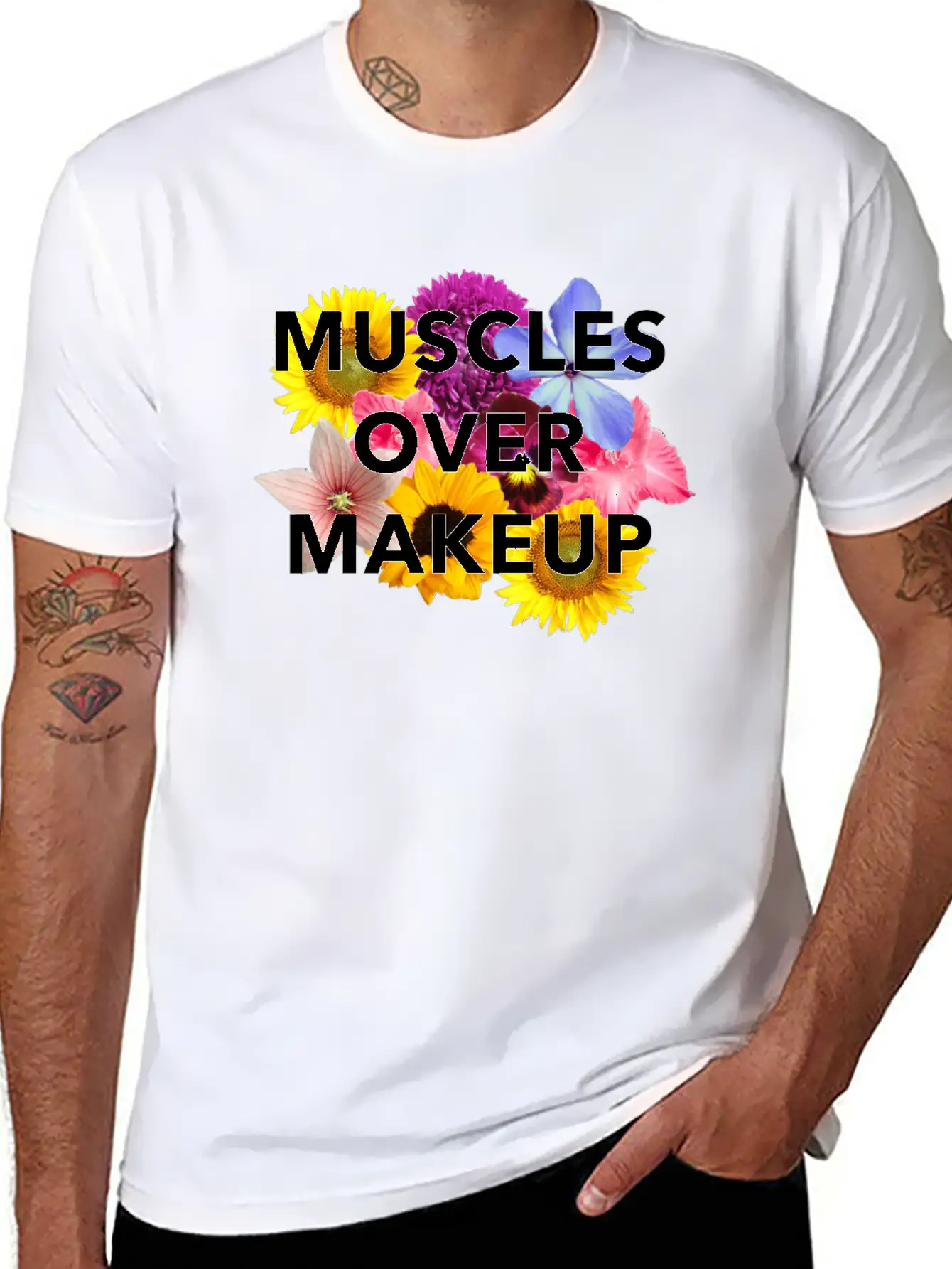 Muscles Over Makeup Timeless Short Sleeve Tee – Comfy And Minimalist Design
