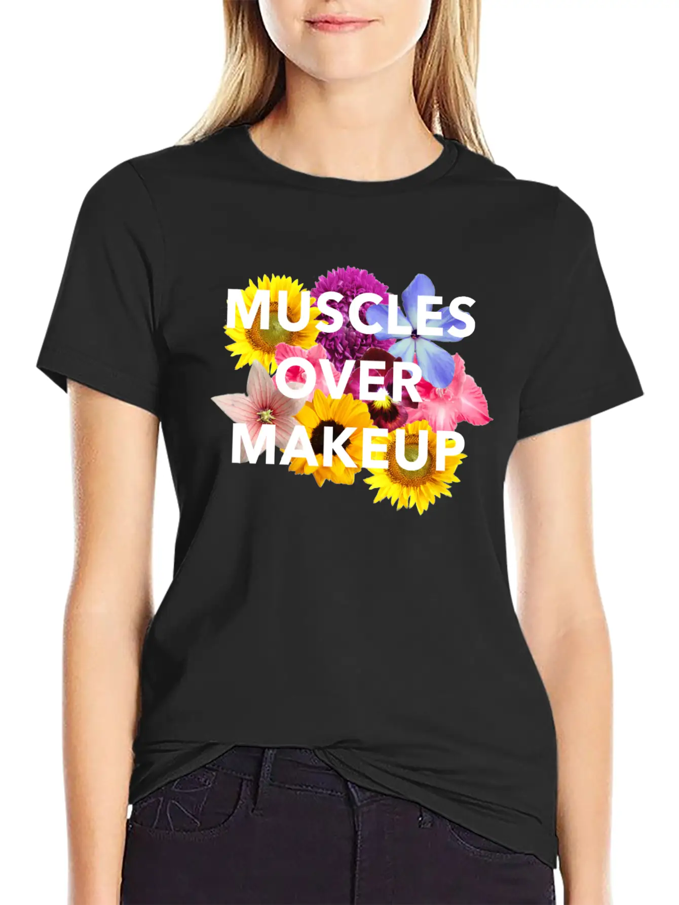 Muscles Over Makeup Timeless Short Sleeve Tee – Comfy And Minimalist Design