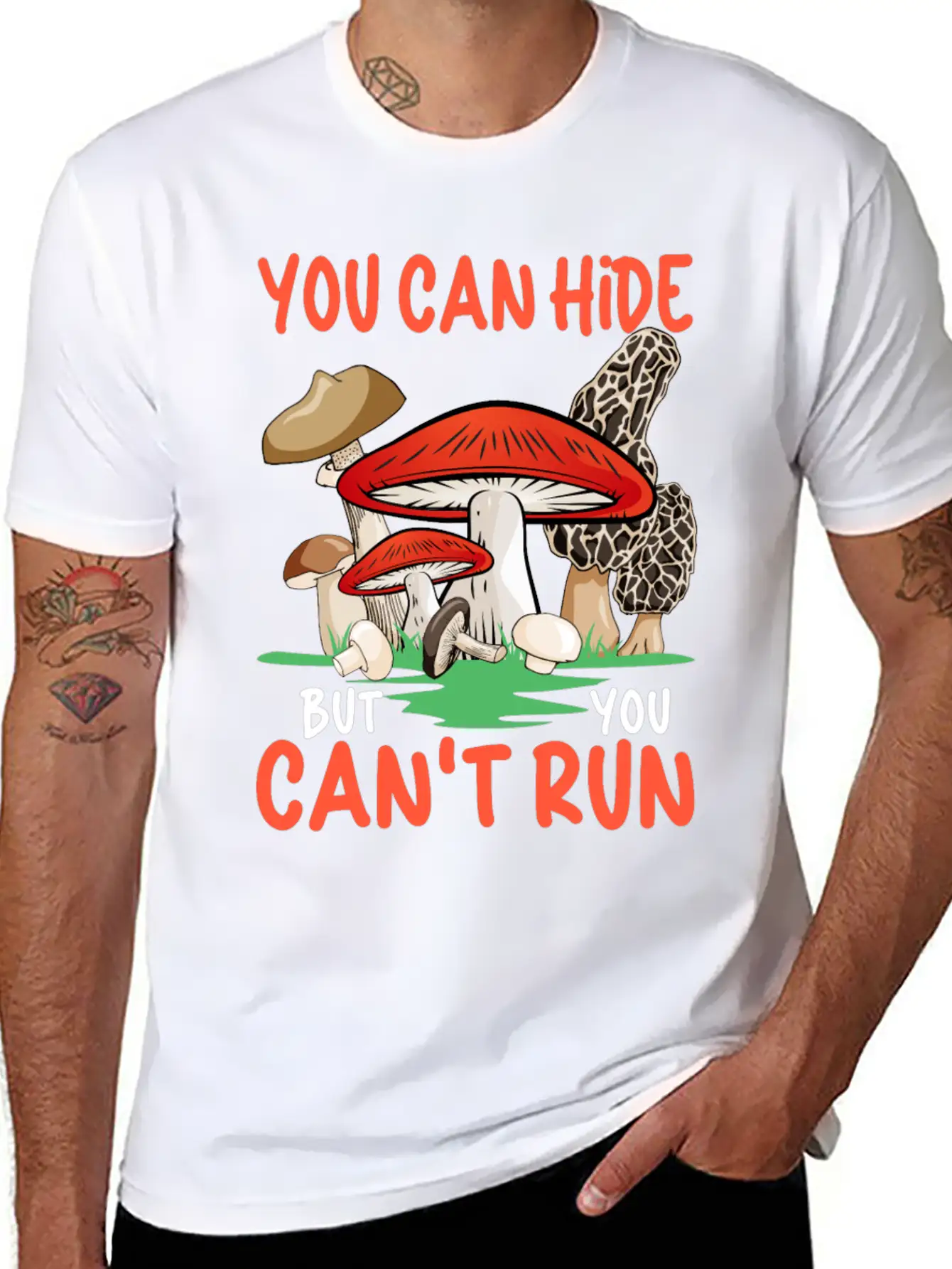 Mushroom Hunter Mushroom Hunting Timeless Short Sleeve Tee – Comfy And Minimalist Design