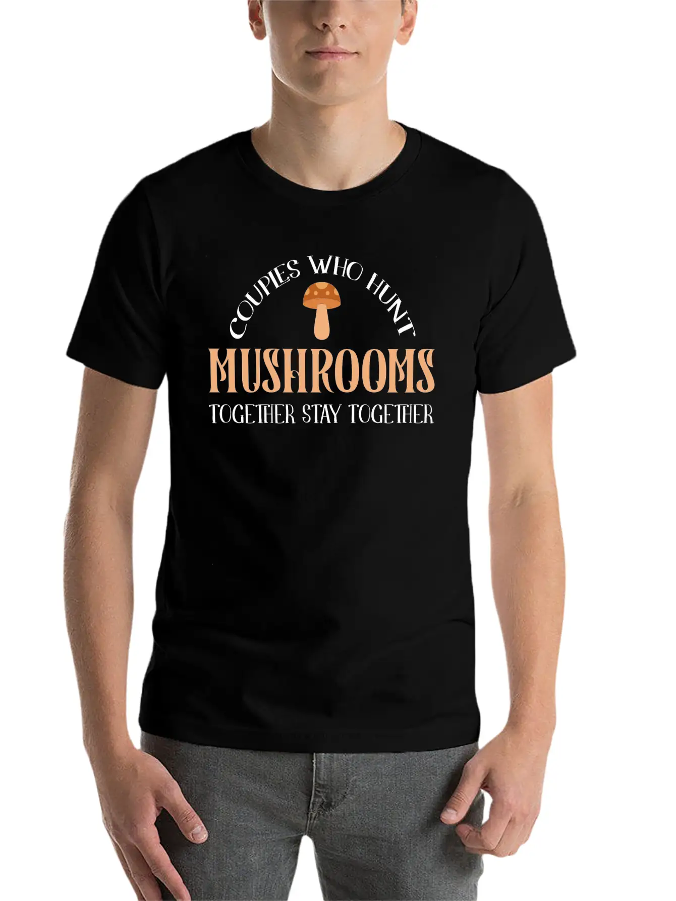 Mushroom Hunting Morel Mushroom Basic Graphic T-Shirt – Daily Comfort In Soft Cotton