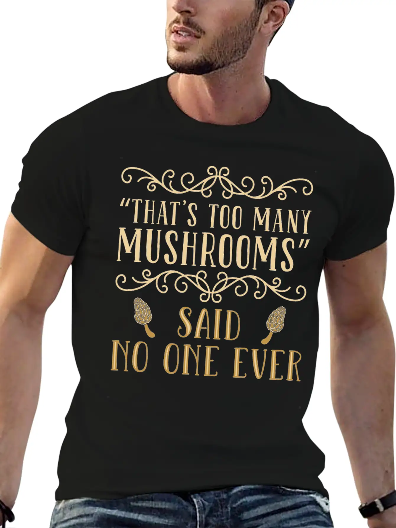 Mushroom Hunting Morel Mushroom Comfortable Minimalist Graphic Tee – Summer Style Essential