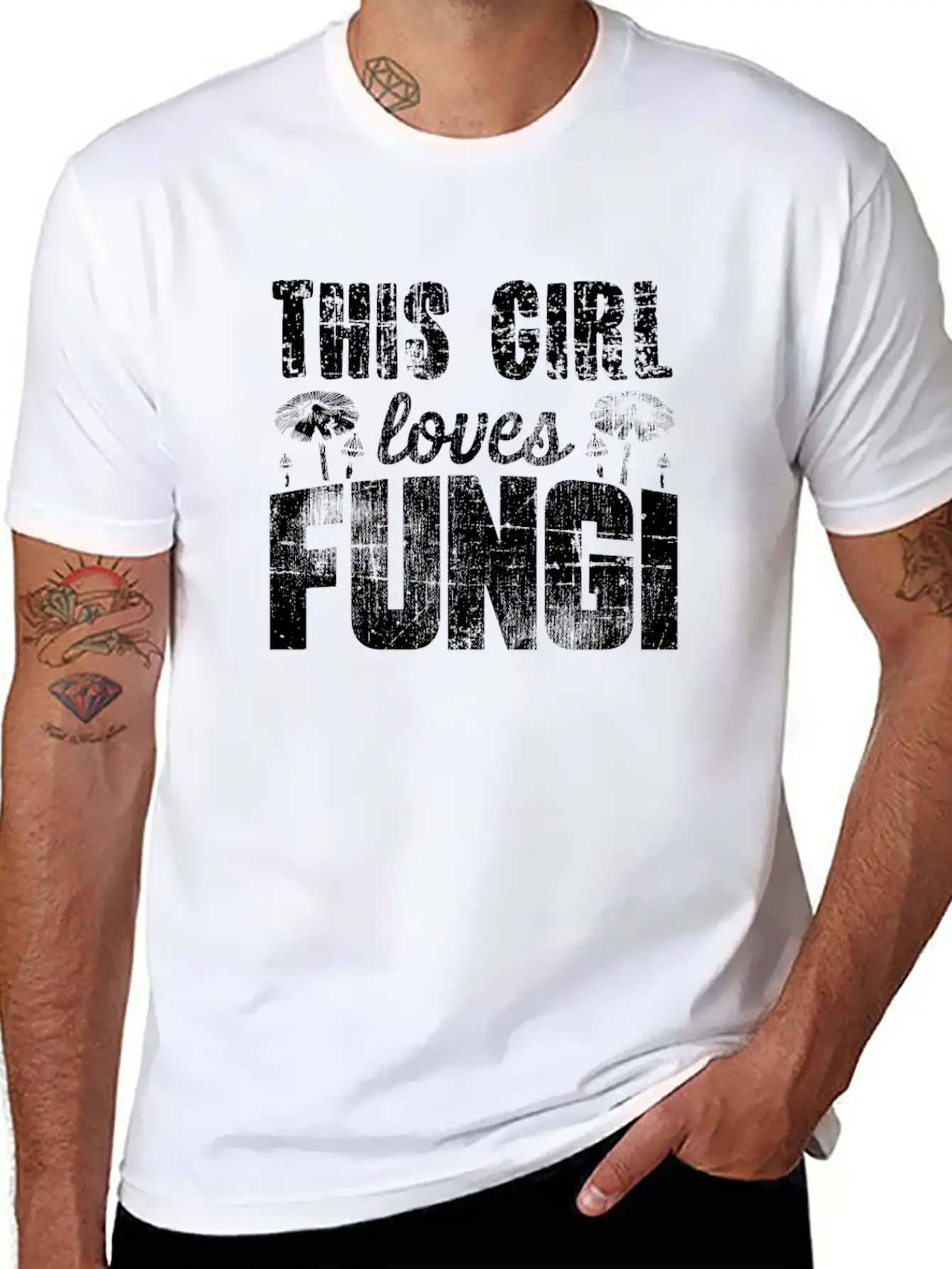 Mushroom Picker Basic Graphic T-Shirt – Daily Comfort In Soft Cotton