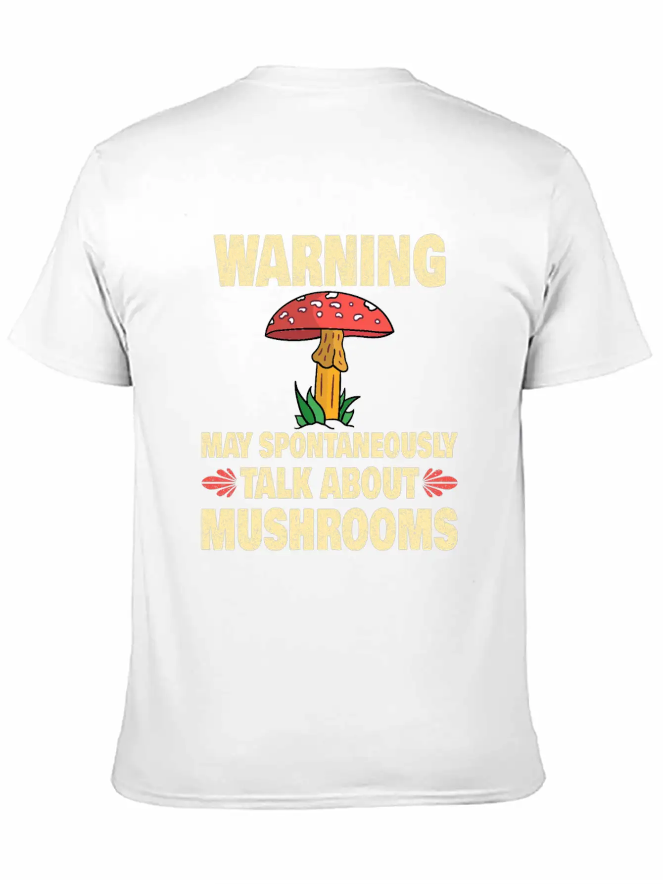 Mushroom Picker Mushroom Farmer Mushroom Basket Unisex Short Sleeve Soft Cotton T-Shirt – Casual Everyday Wear