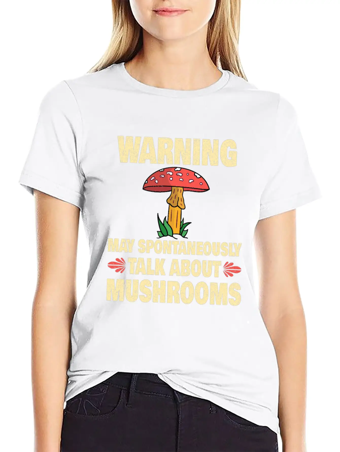 Mushroom Picker Mushroom Farmer Mushroom Basket Unisex Short Sleeve Soft Cotton T-Shirt – Casual Everyday Wear