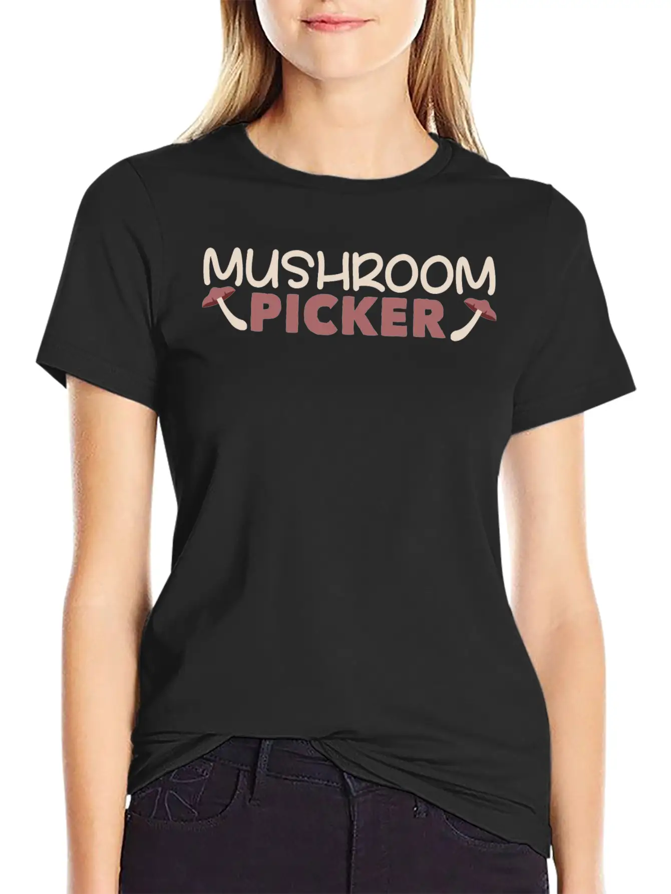 Mushroom Picker Mushrooms Picking Mushrooming Comfortable Minimalist Graphic Tee – Summer Style Essential